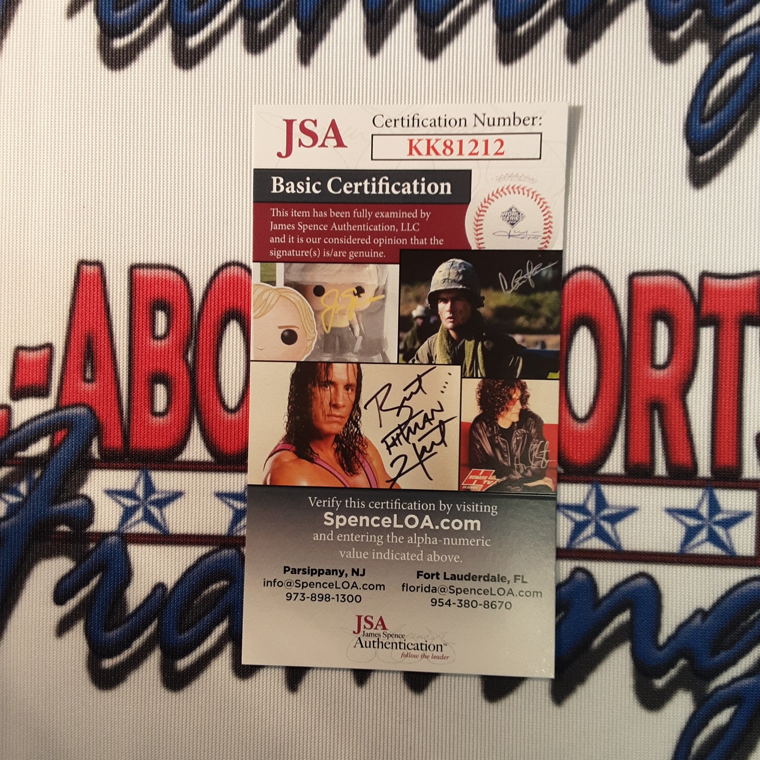 Heather LagenKamp Authentic Signed Elm St Sign Autographed JSA- R2