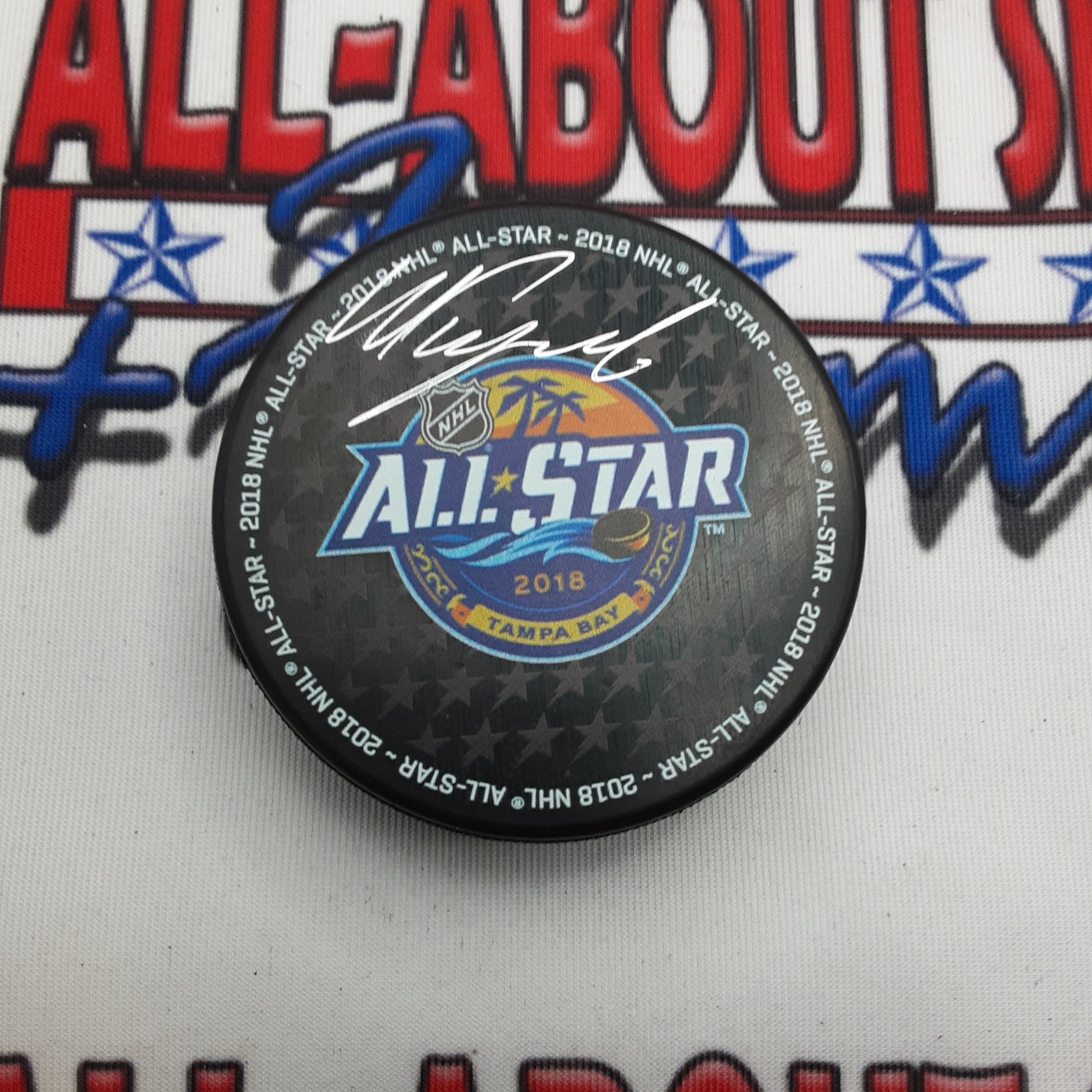 Nikita Kucherov All Star Game Authentic Signed Puck Autographed JSA