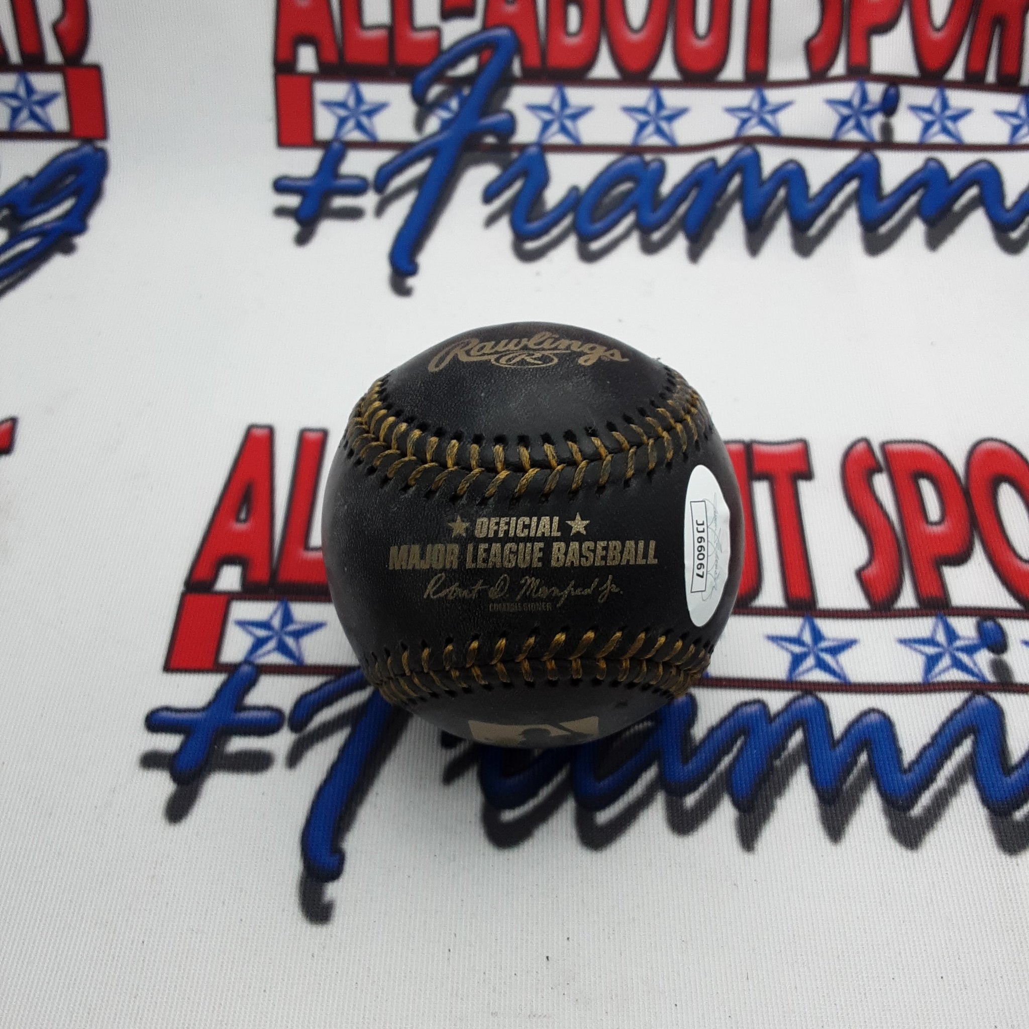 Andruw Jones Authentic Signed Baseball Autographed JSA.