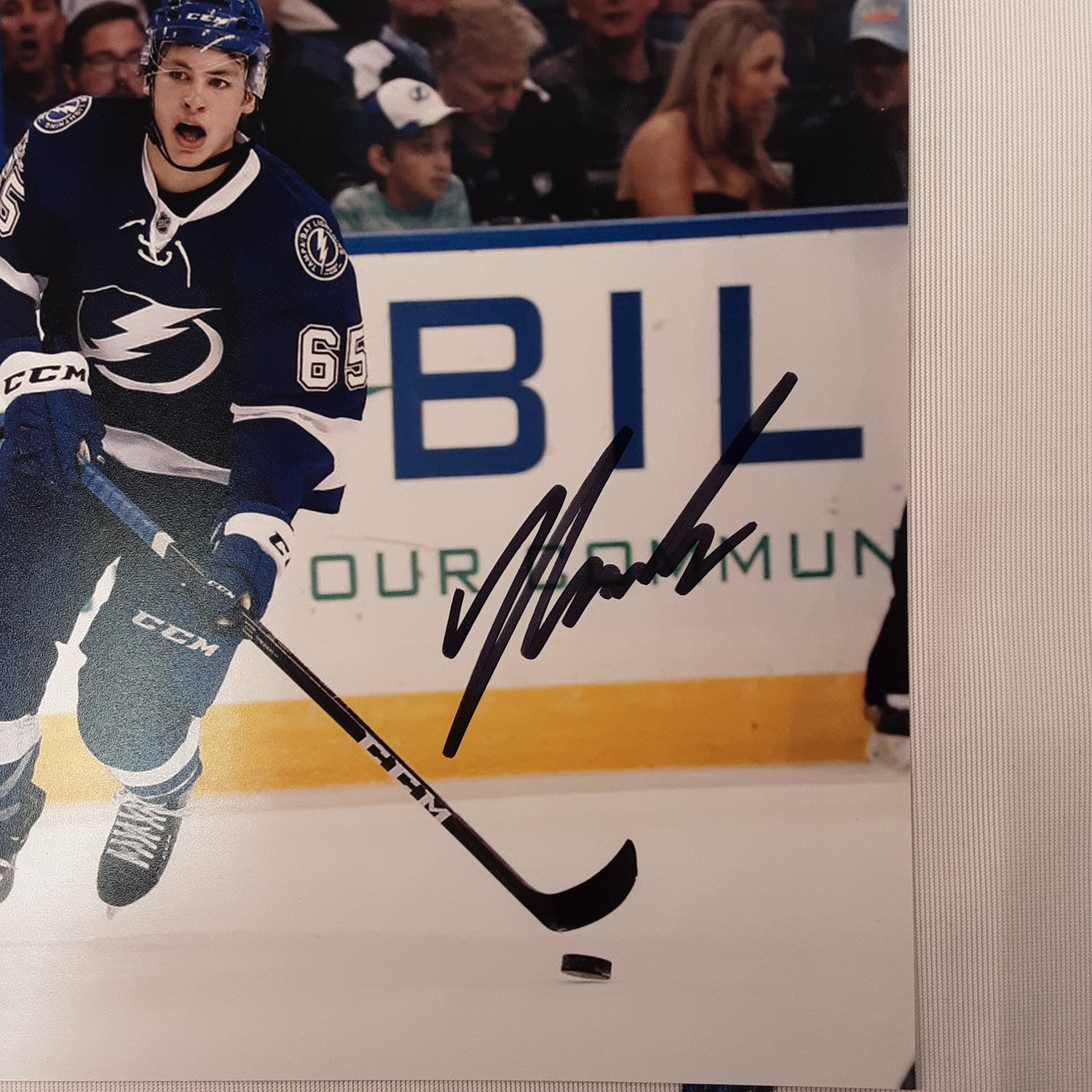 Yanni Gourde Authentic Signed 8x10 Photo Autographed JSA-