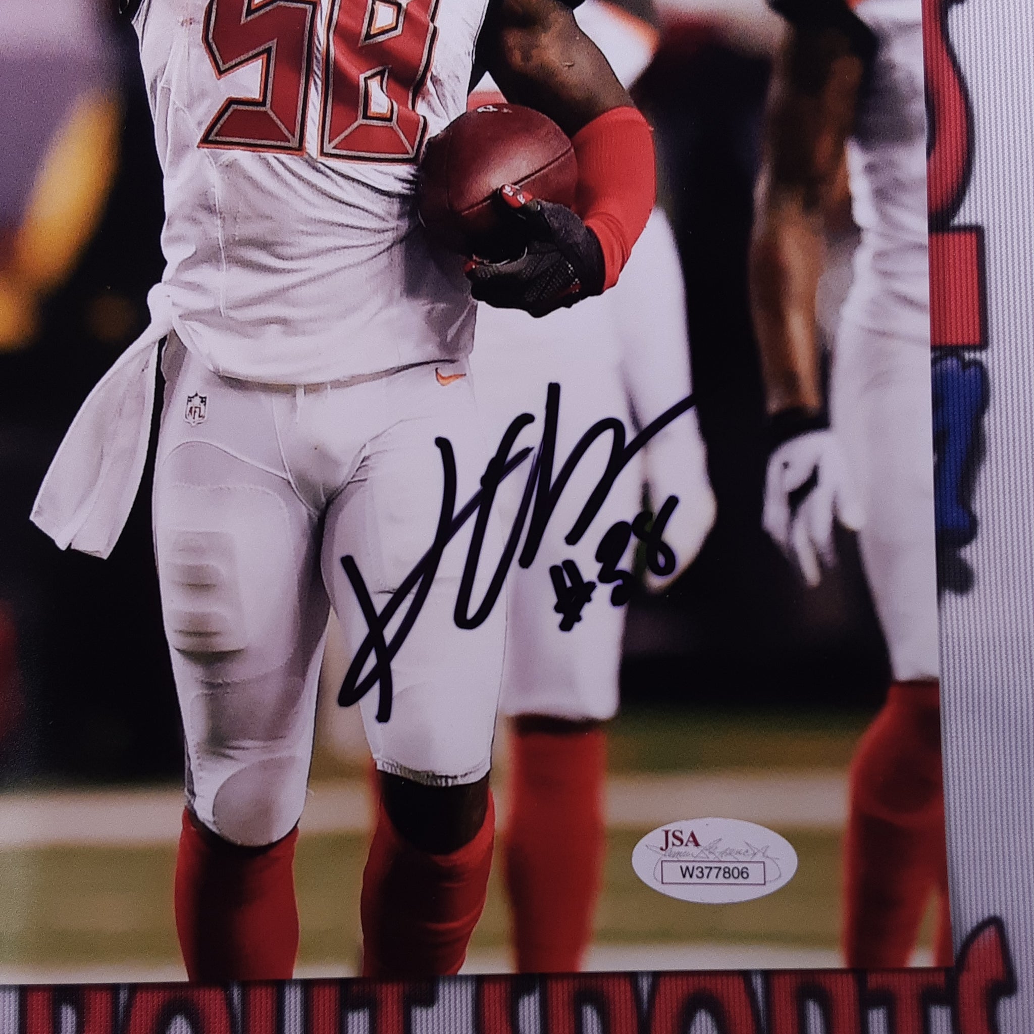 Kwon Alexander Authentic Signed 8x10 Photo Autographed JSA-