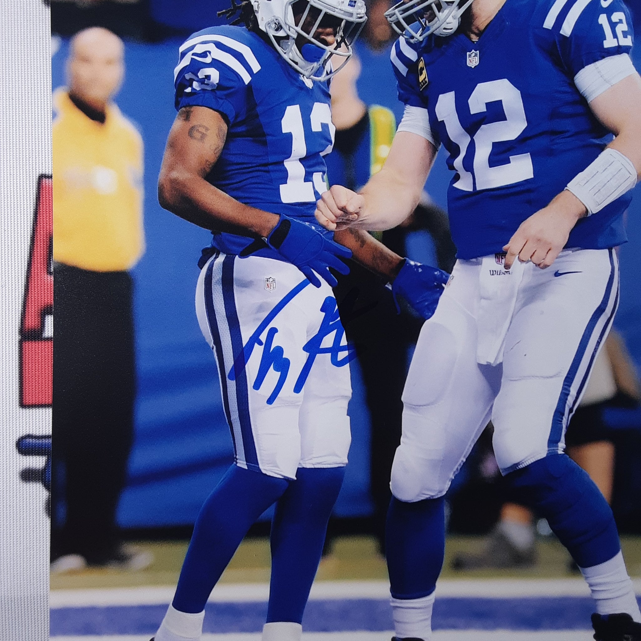 T.Y. Hilton Autographed Photo - TY 16x20 JSA