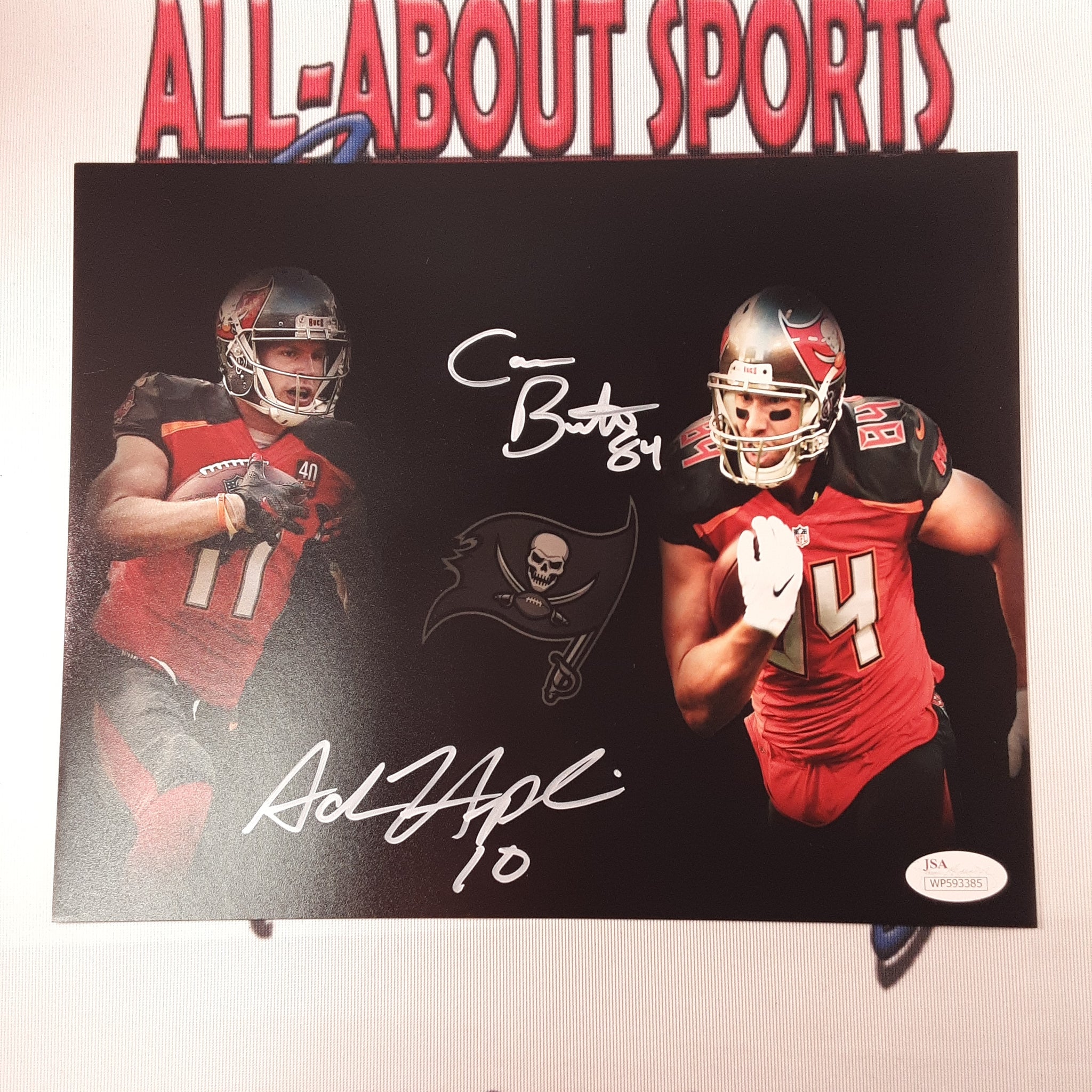 Cameron Brate and Adam Humphries Authentic Signed 8x10 Photo Autographed JSA.