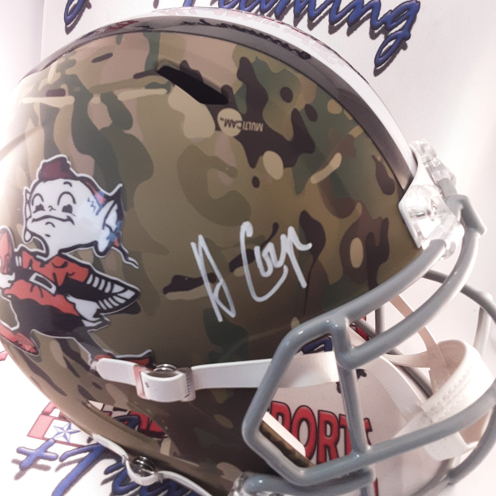 Gardner Minshew Authentic Signed Autographed Full-size Replica Helmet