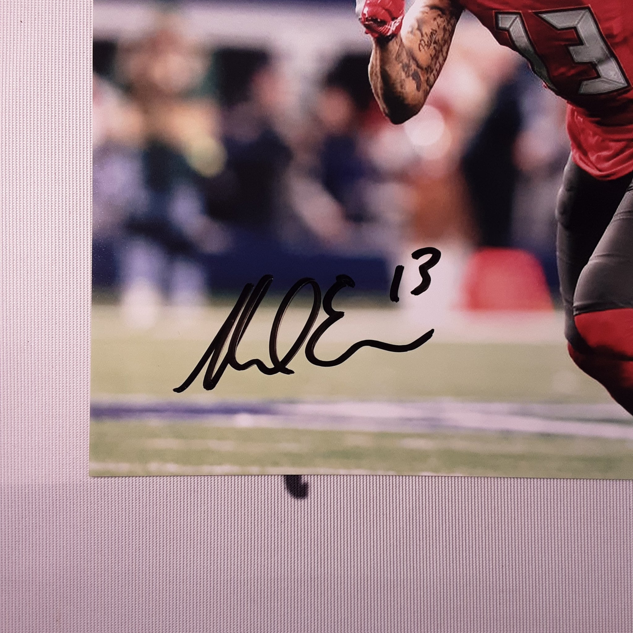 Mike Alstott Authentic Signed Framed 8x10 Photo Autographed JSA