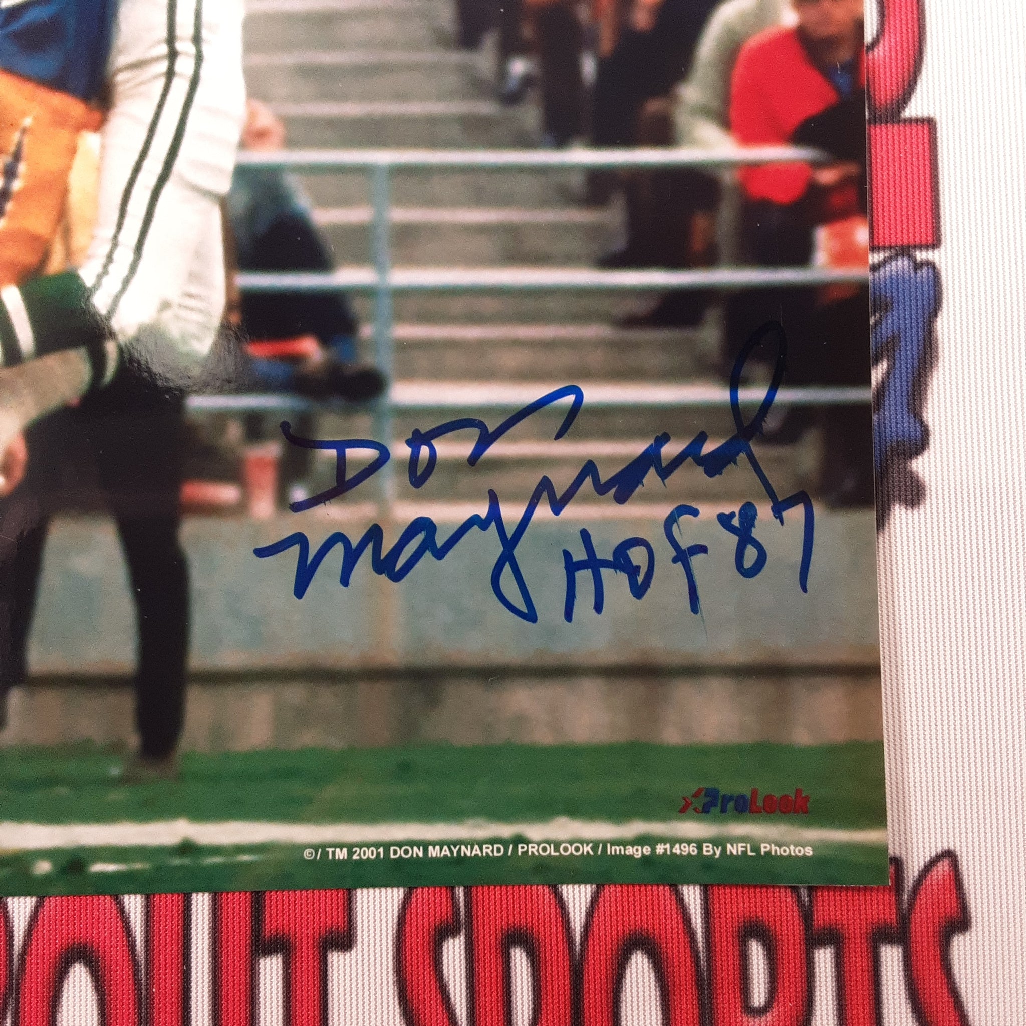 Don Maynard Authentic Signed 8x10 Photo Autographed PSA.