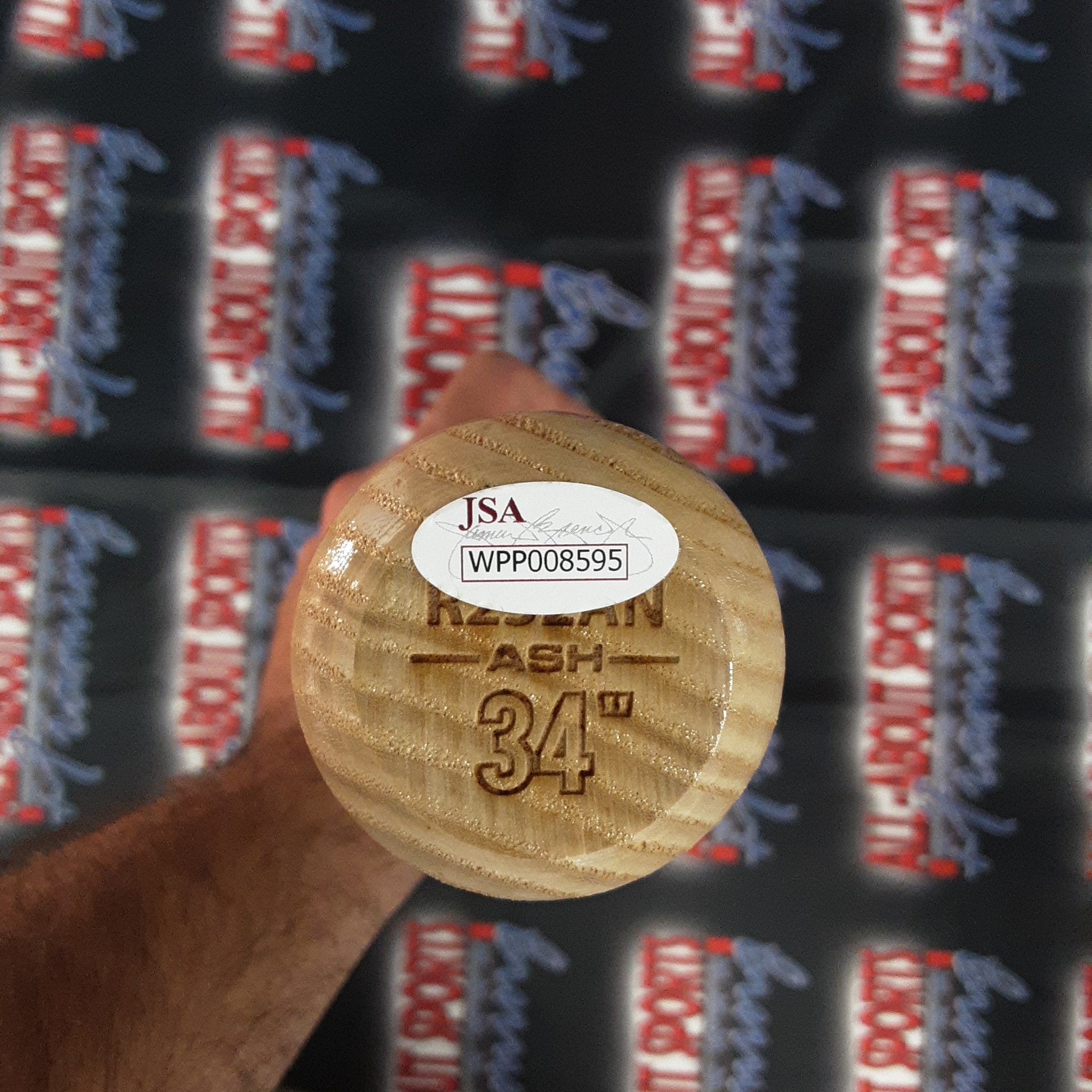 Mallex Smith Authentic Signed Pro Style Baseball Bat Autographed JSA.