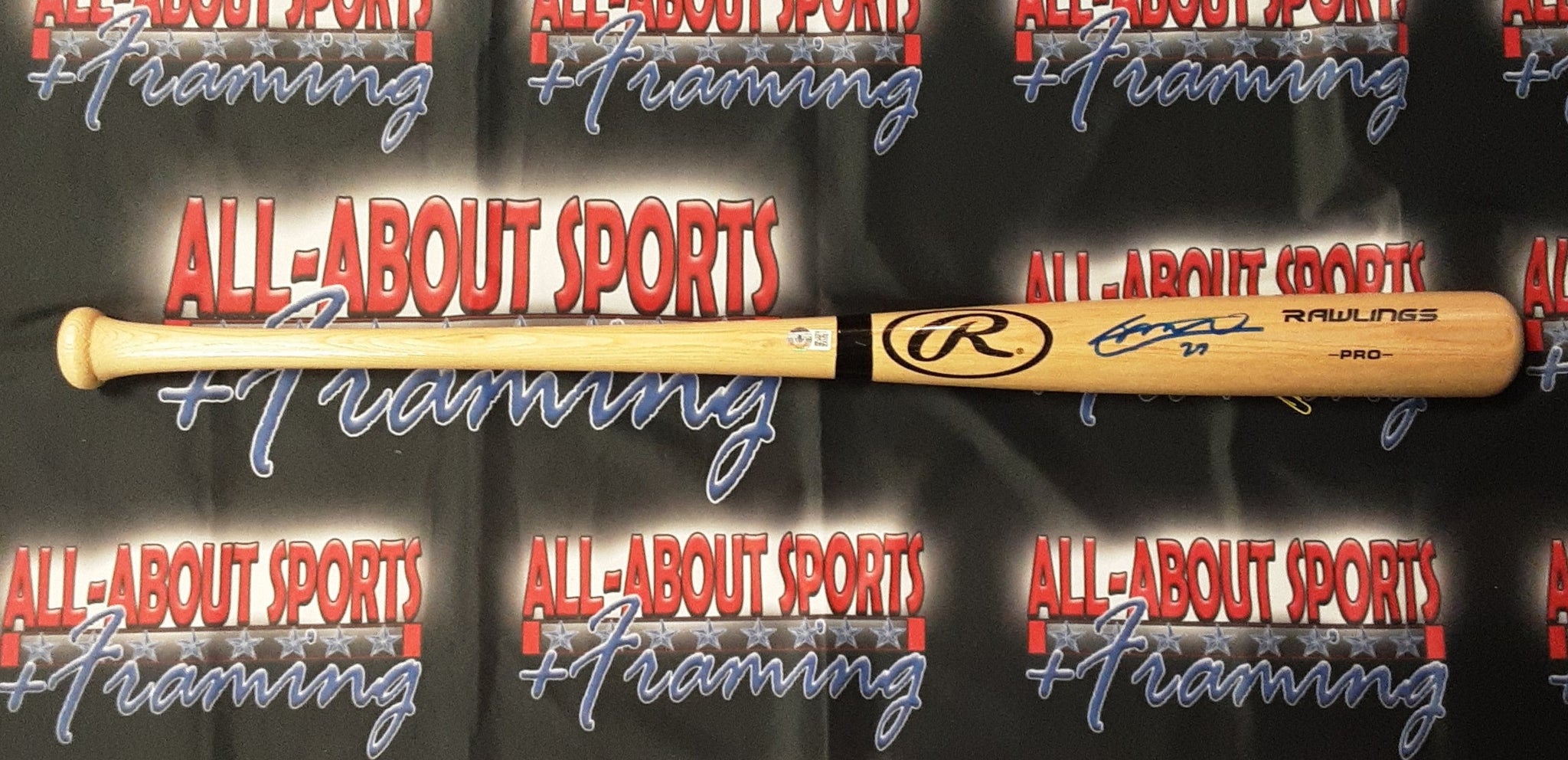 Vladimir Guerrero Jr Authentic Signed Pro Style Baseball Bat Autographed Beckett.