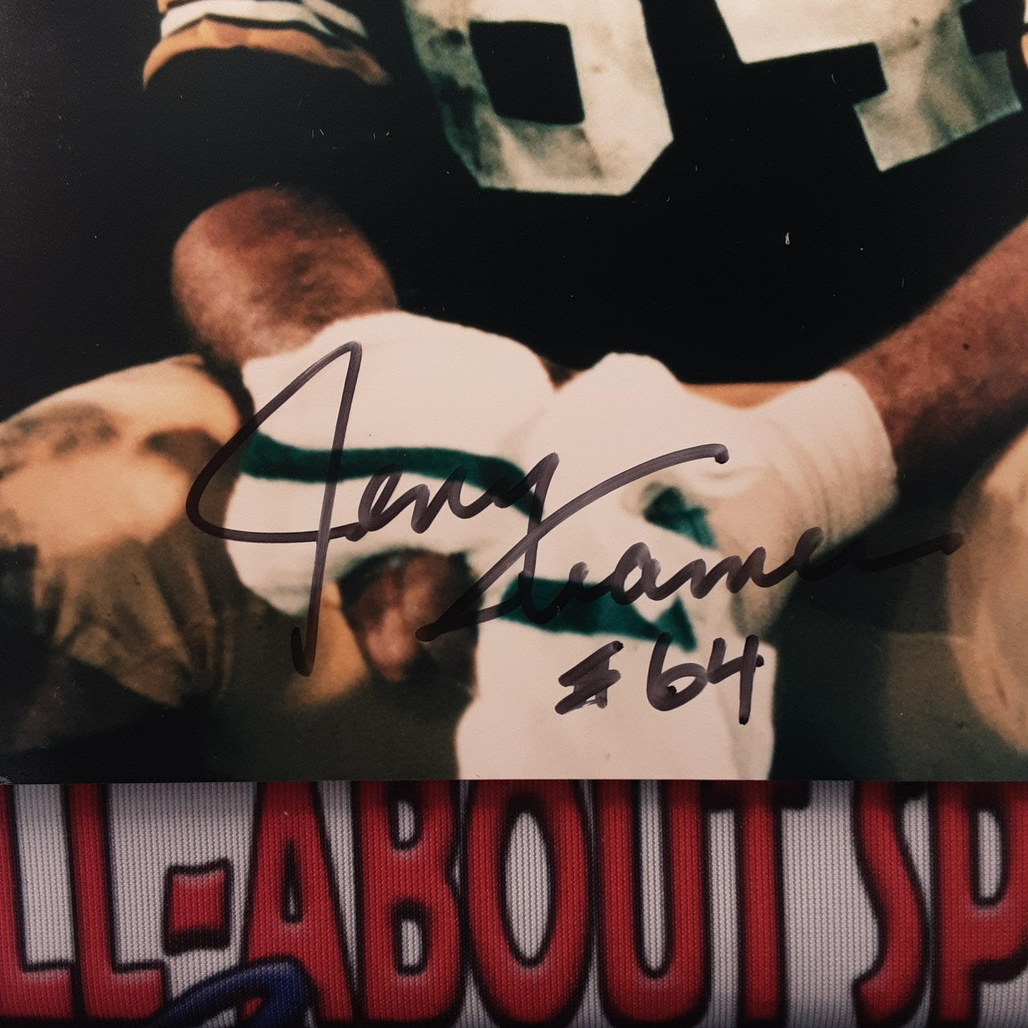 Jerry Kramer Authentic Signed 8x10 Photo Autographed PSA.