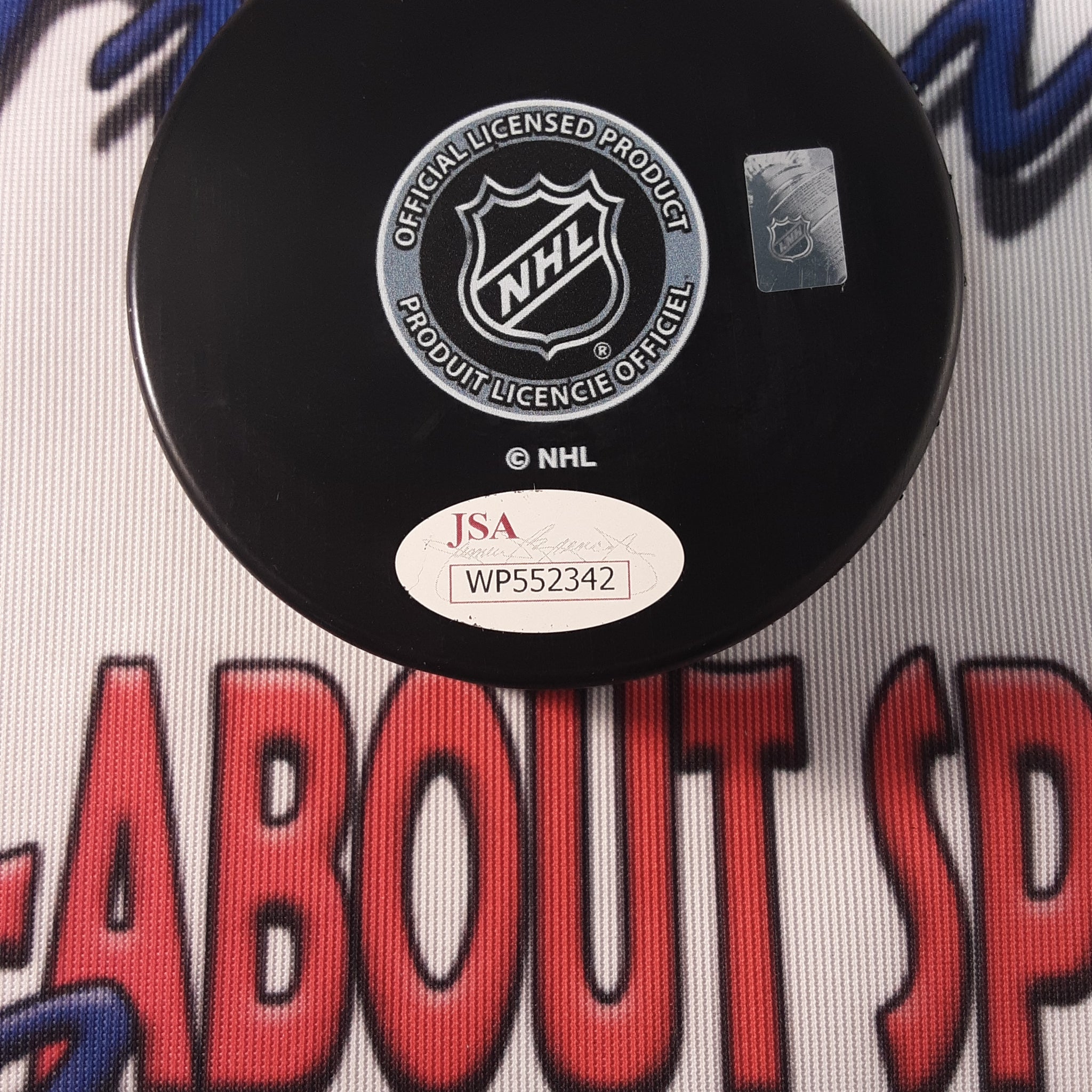 Brayden Point Authentic Signed Hockey Puck Autographed JSA