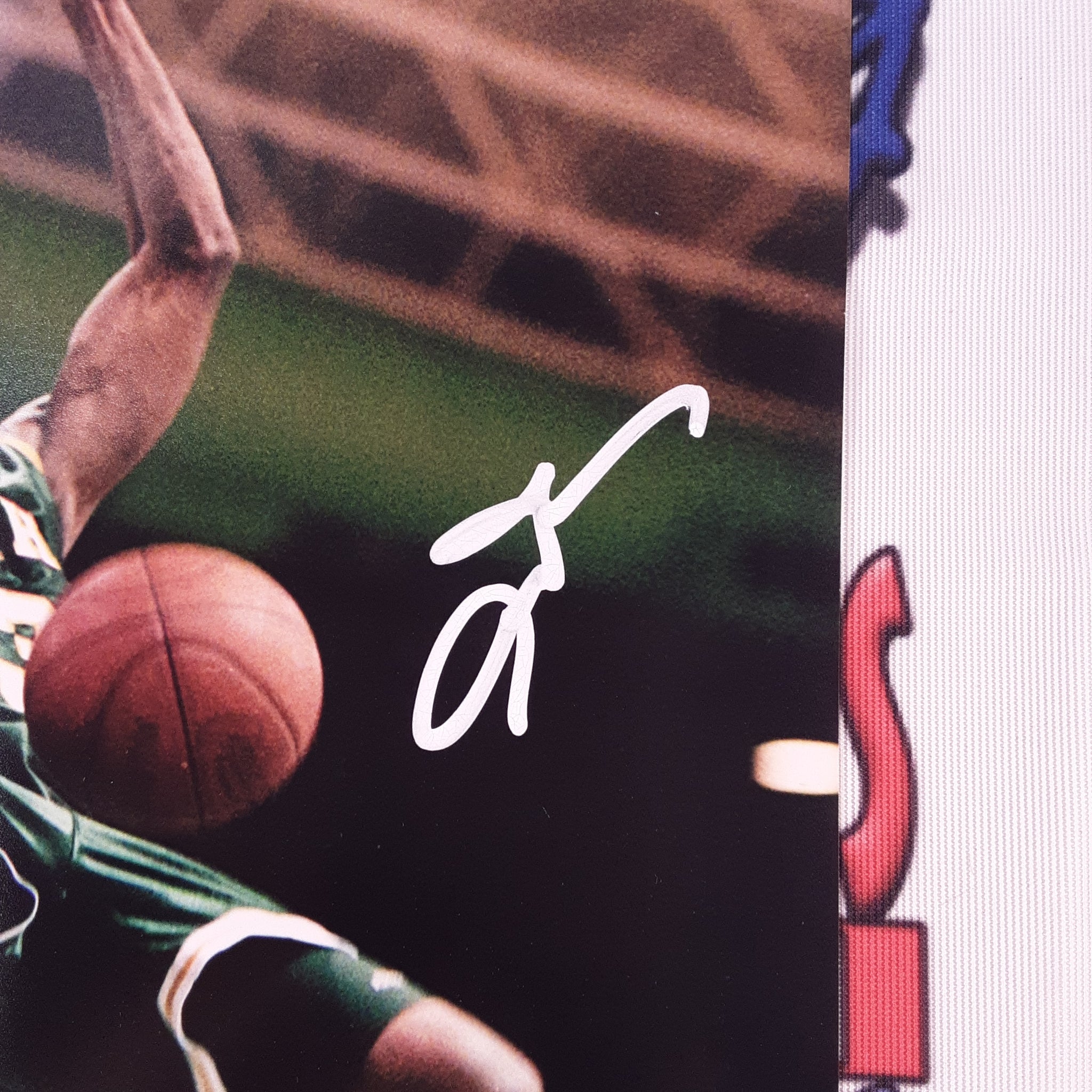 Allen Iverson Signed 76ers Finals Step Over 8x10 Photo (JSA COA)