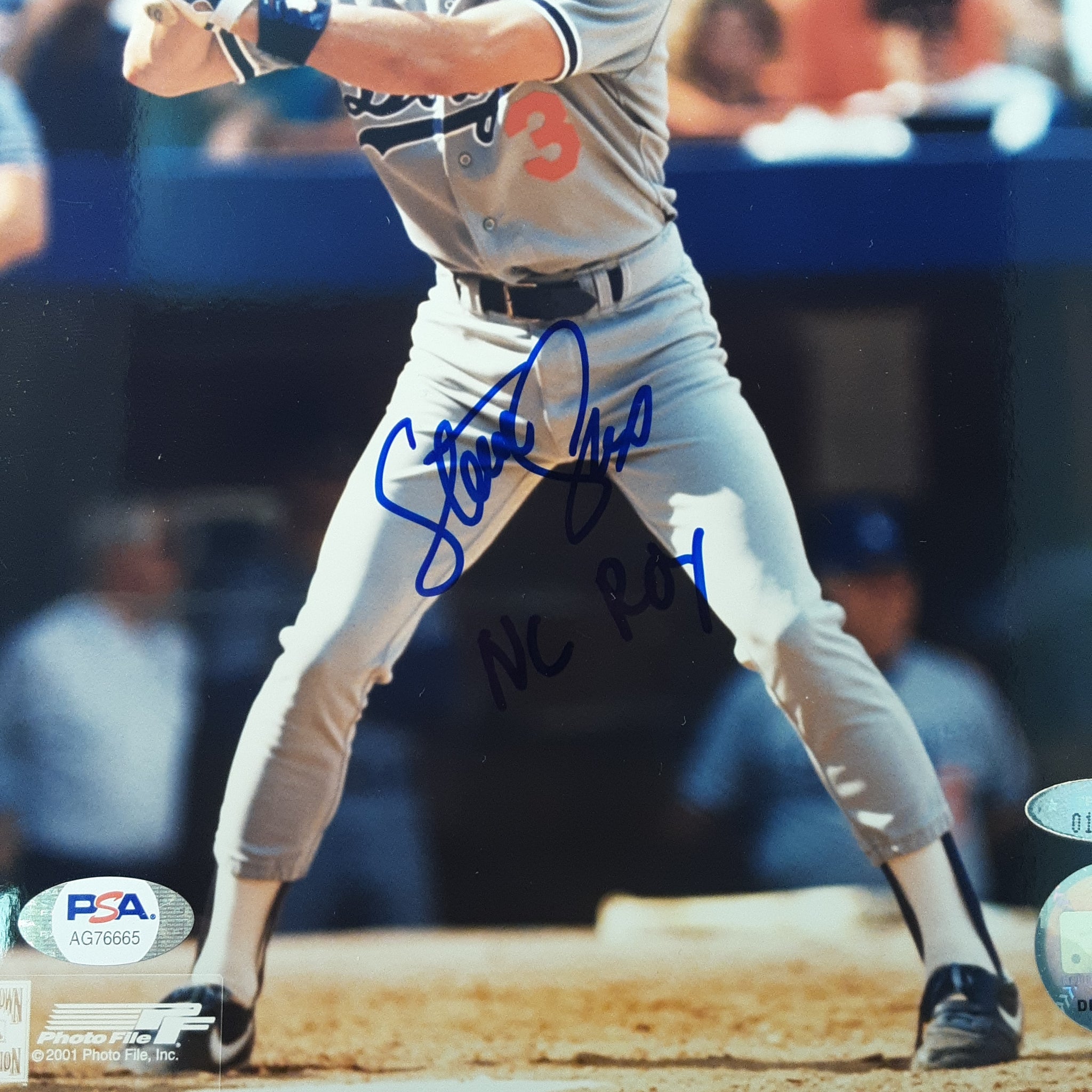 Steve Sax Authentic Signed 8x10 Photo Autographed PSA-