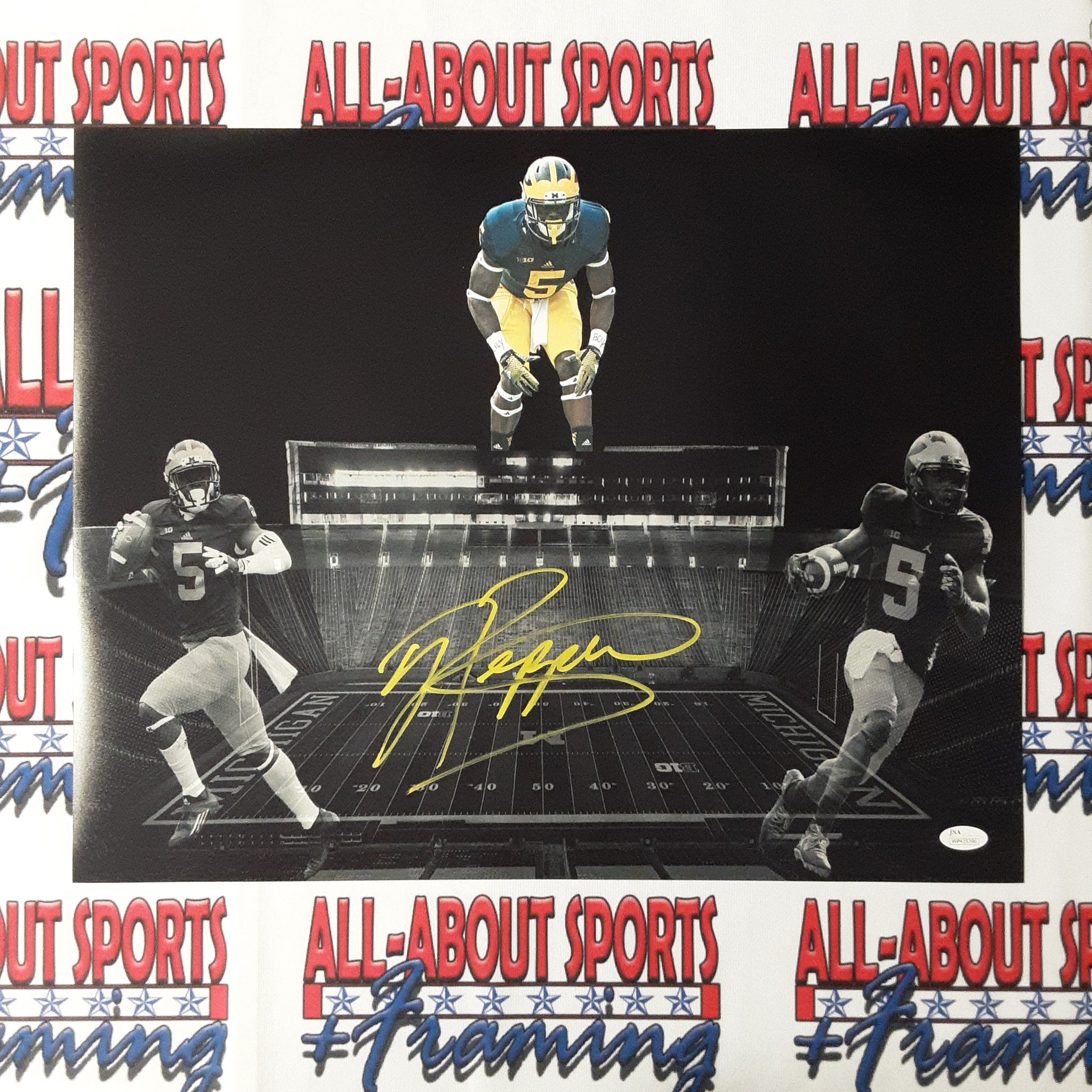 Jabril Peppers Authentic Signed 16x20 Photo Autographed JSA-