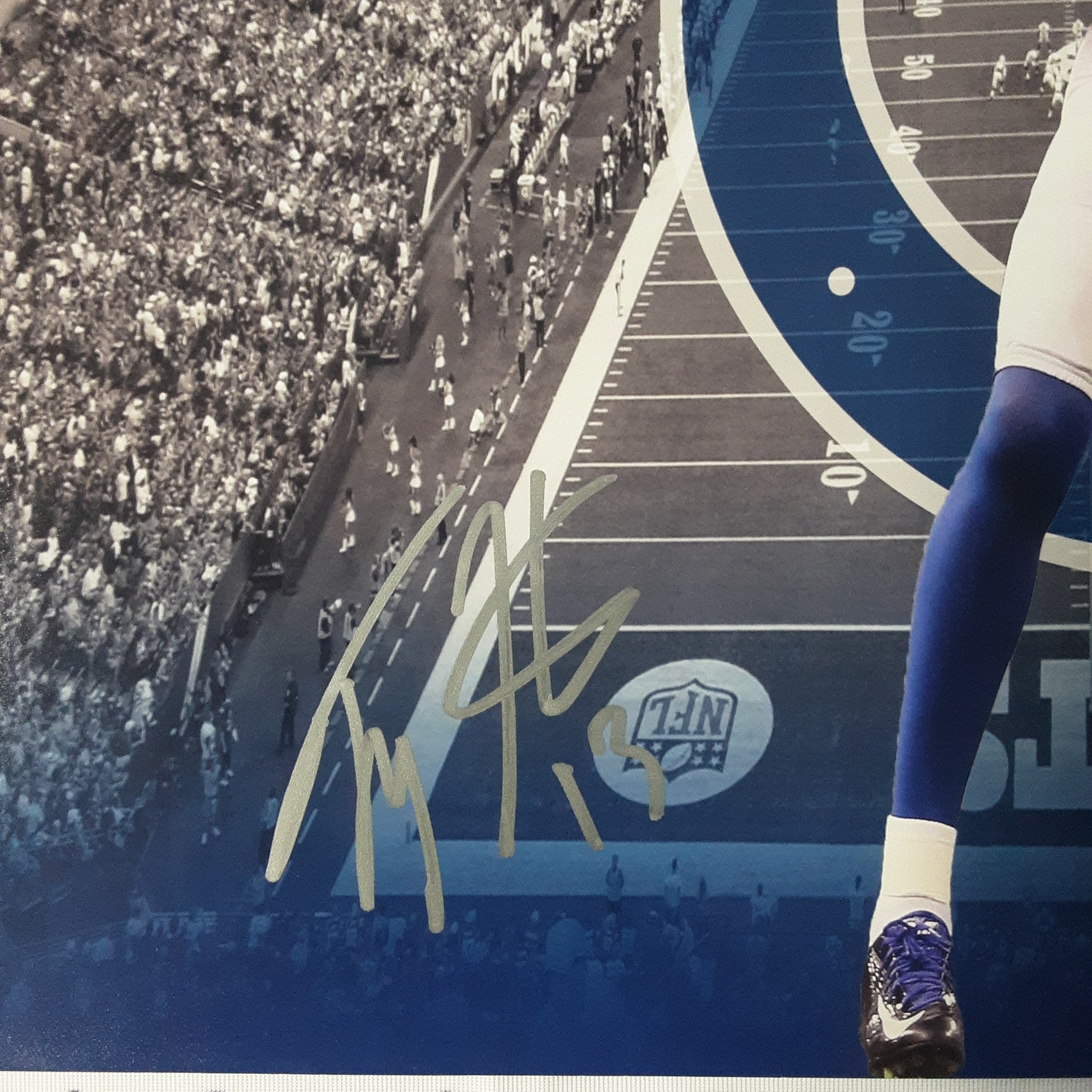 T.Y. Hilton Autographed Photo - TY 16x20 JSA