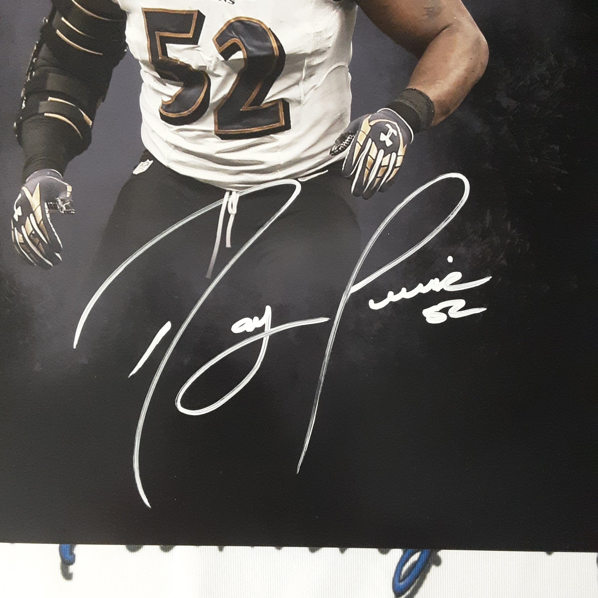 Ray Lewis Authentic Signed 16x20 Photo Autographed JSA