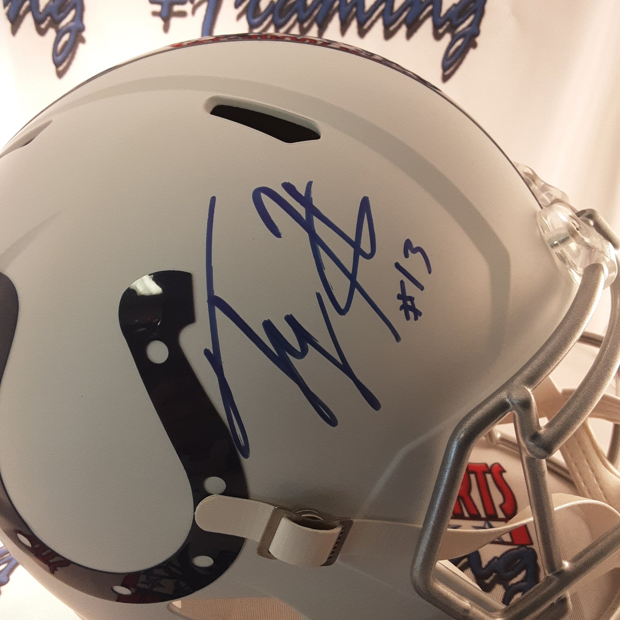 TY Hilton Authentic Signed autographed Full Size Replica Helmet JSA