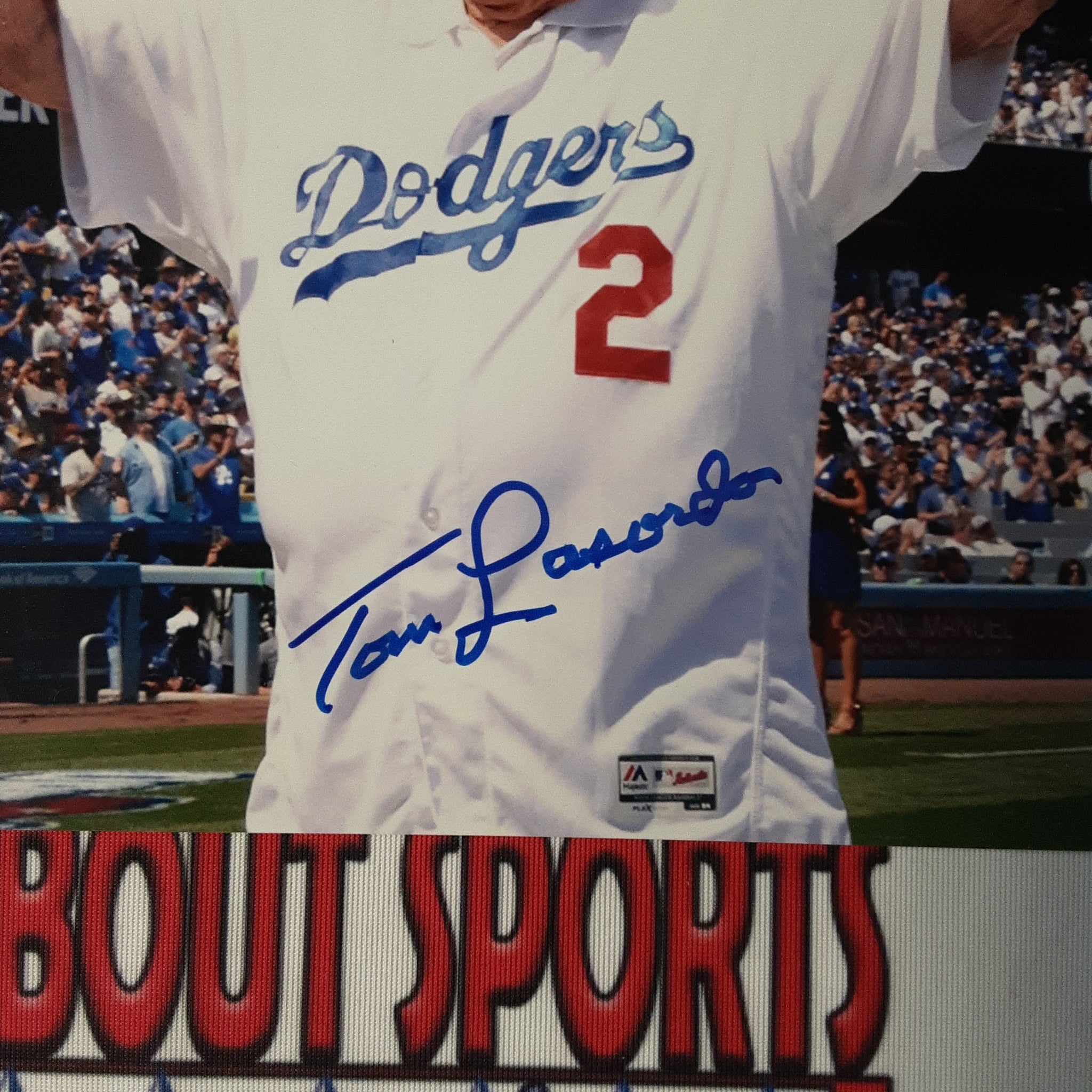 Tommy Lasorda Authentic Signed 11x14 Photo Autographed JSA.