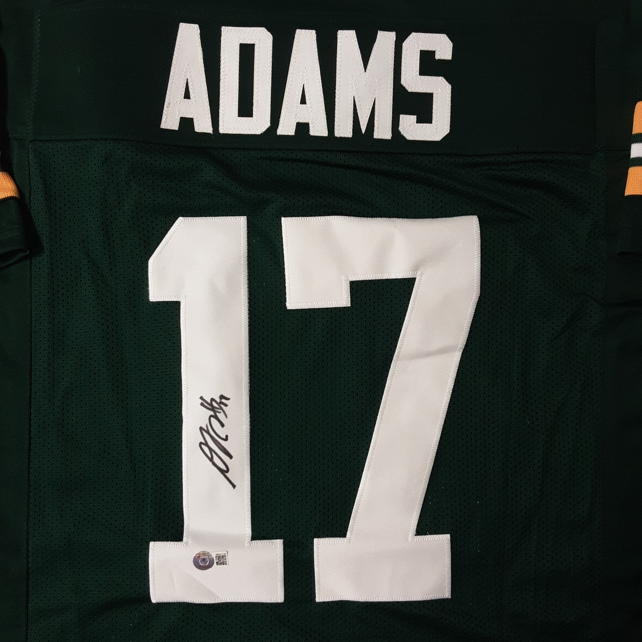 Davante Adams Authentic Signed Pro Style Jersey Autographed Beckett--