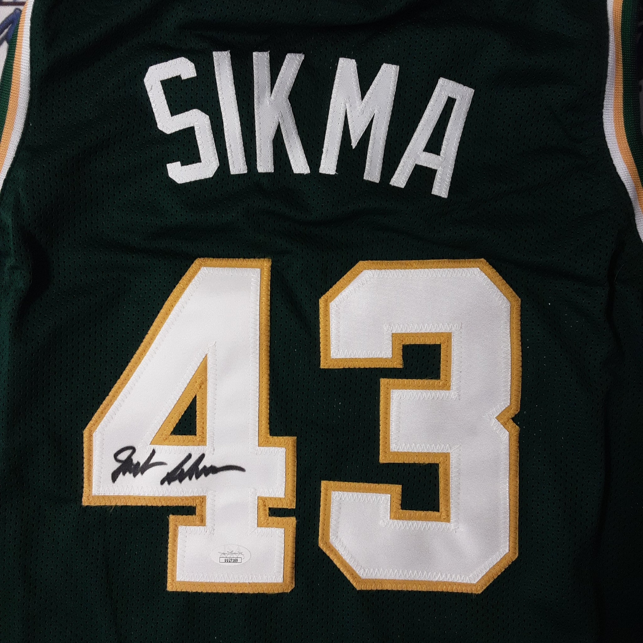 Jack Sikma Authentic Signed Pro Style Jersey Autographed JSA-