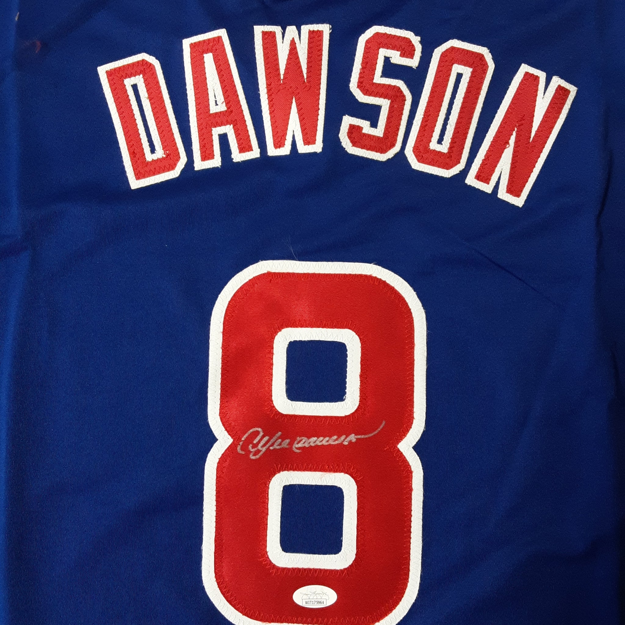 Andre Dawson Authentic Signed Pro Style Jersey Autographed JSA