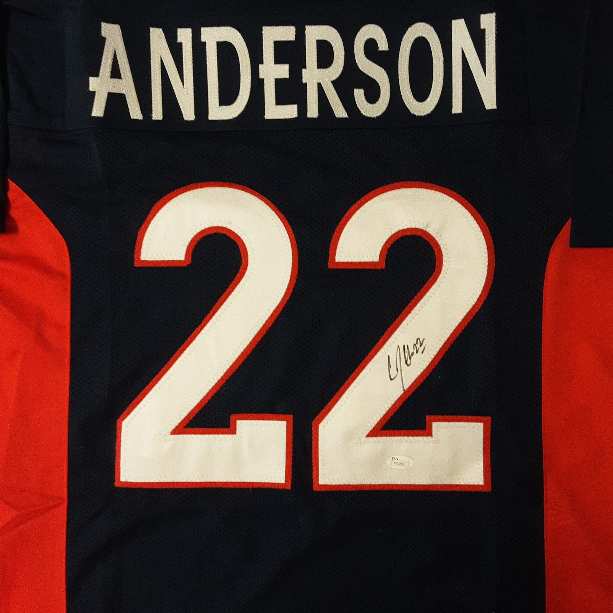 Cj Anderson Authentic Signed Pro Style Jersey Autographed JSA
