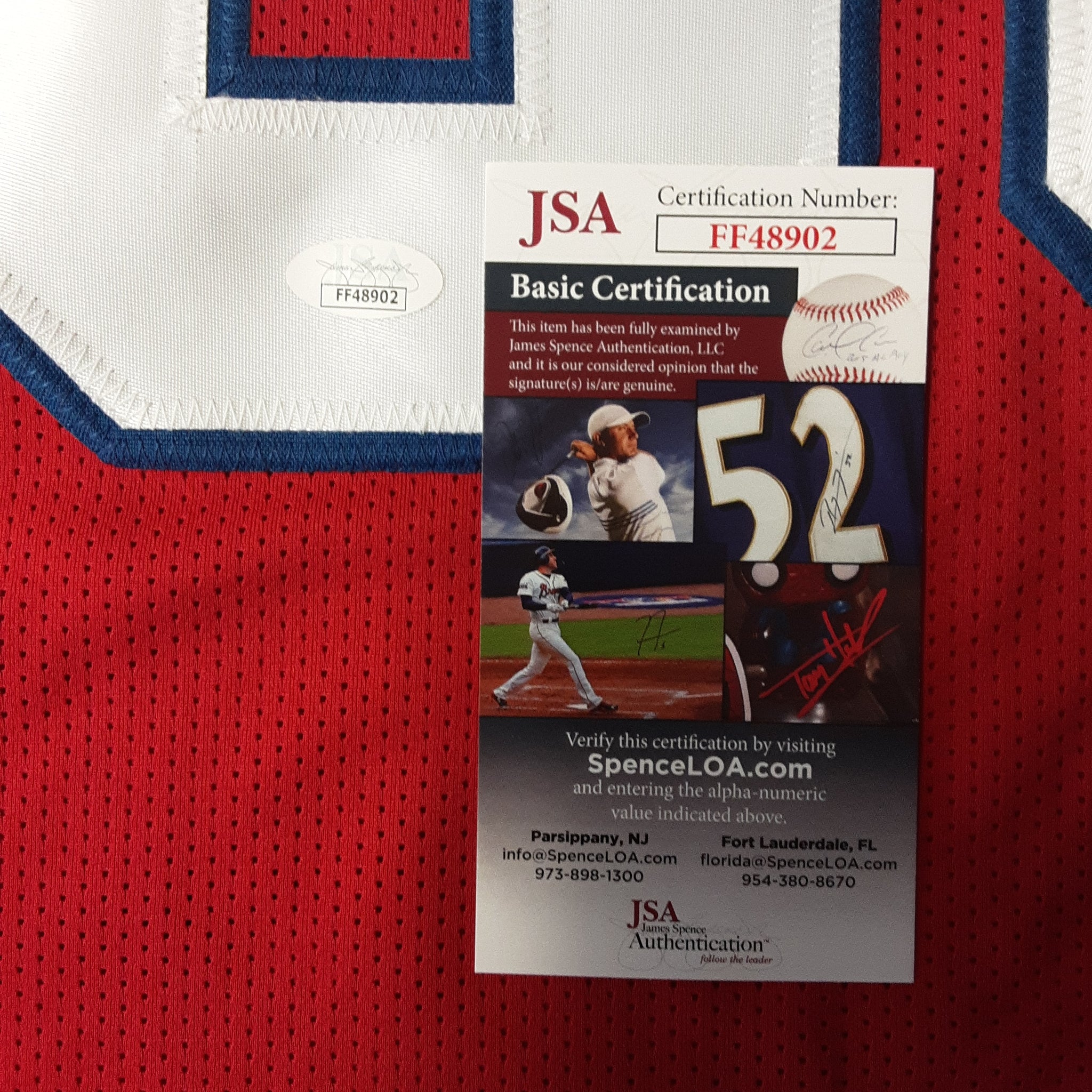 Andre Reed Authentic Signed Pro Style Jersey Autographed JSA-