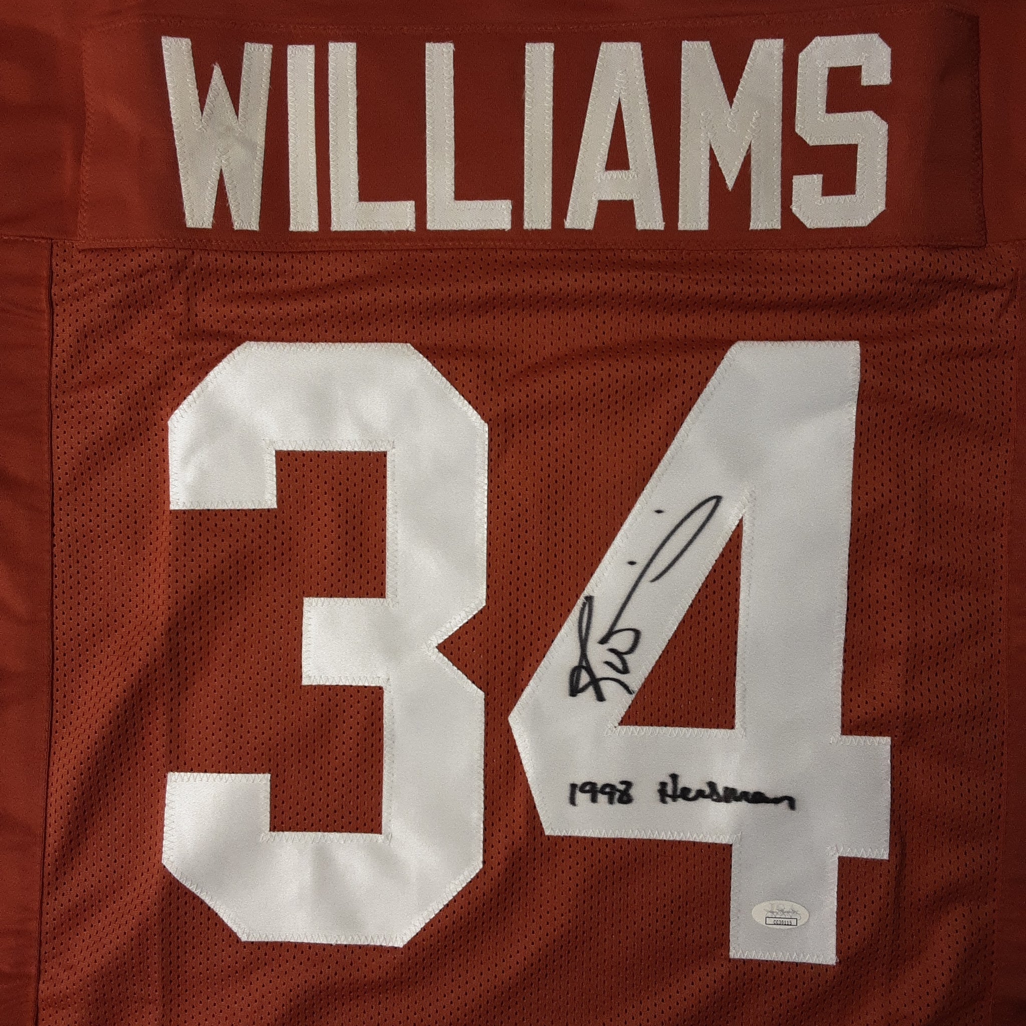 Ricky Williams Authentic Signed Pro Style Jersey Autographed JSA