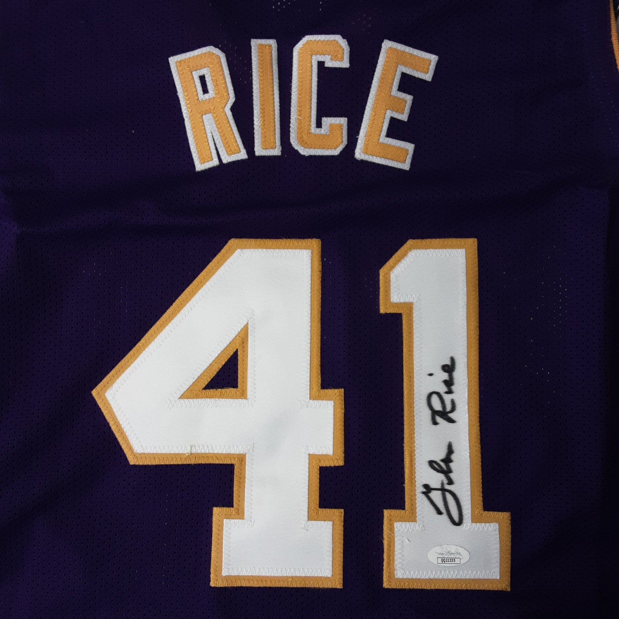 Jerry Rice Authentic Signed Pro Style Jersey Autographed JSA