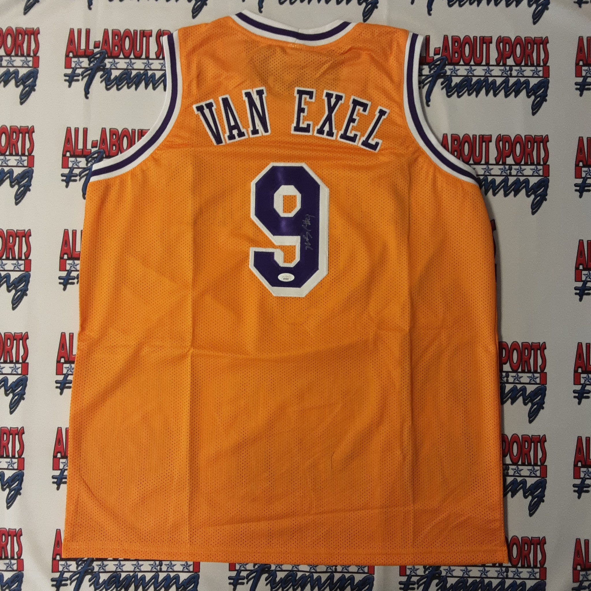 Nick Van Exel Authentic Signed Pro Style Jersey Autographed JSA