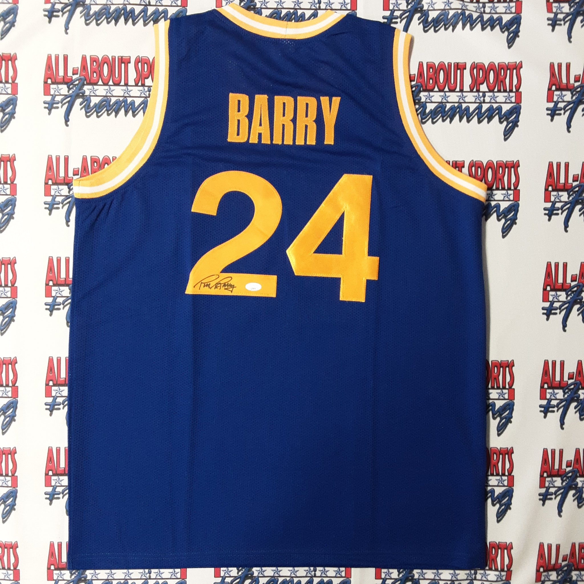 Tim Hardaway Sr. Autographed Golden State Warriors Pro Style