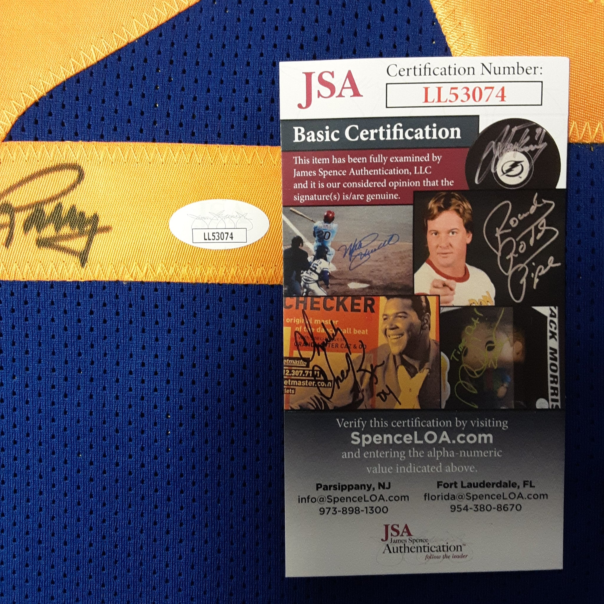 Rick Barry Authentic Signed Pro Style Jersey Autographed JSA