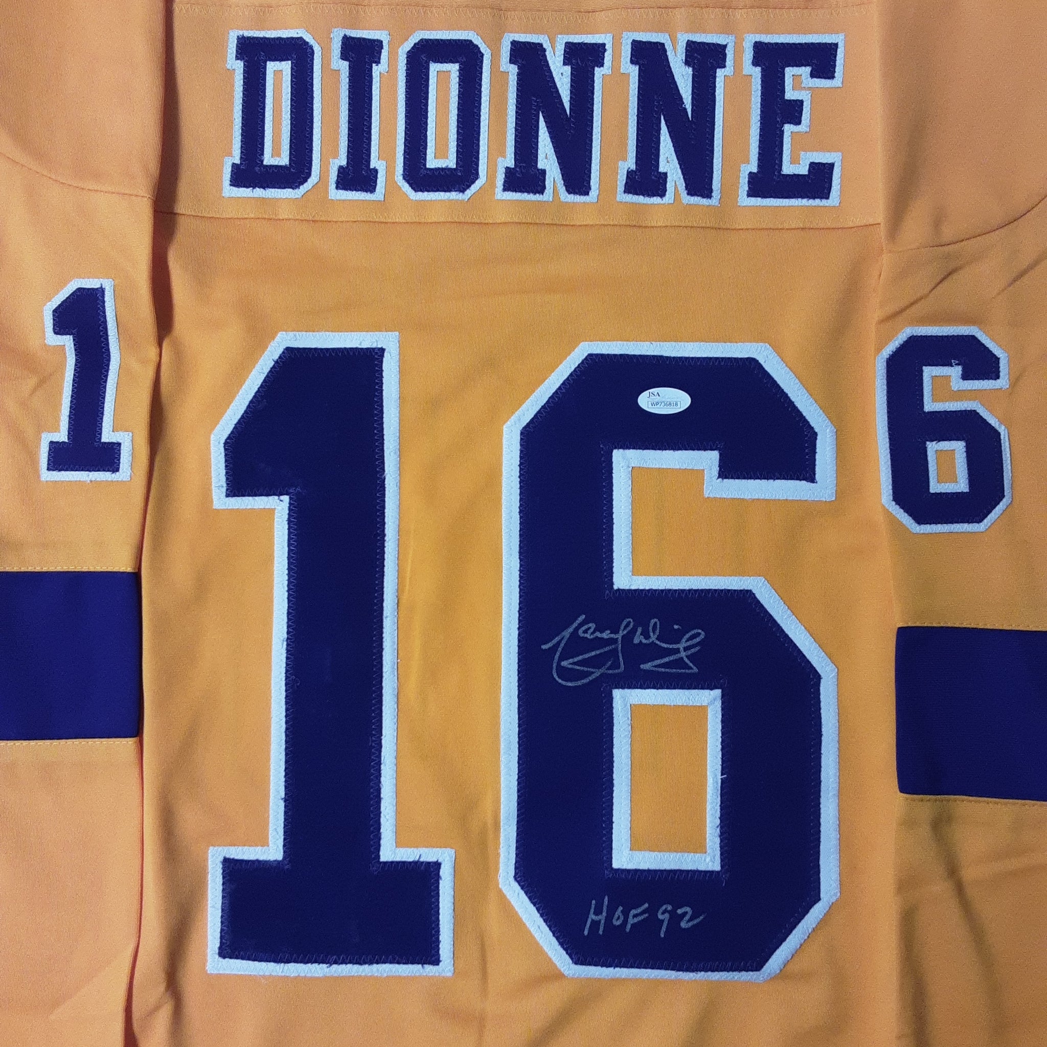 Marcel Dionne Authentic Signed Pro Style Jersey Autographed JSA