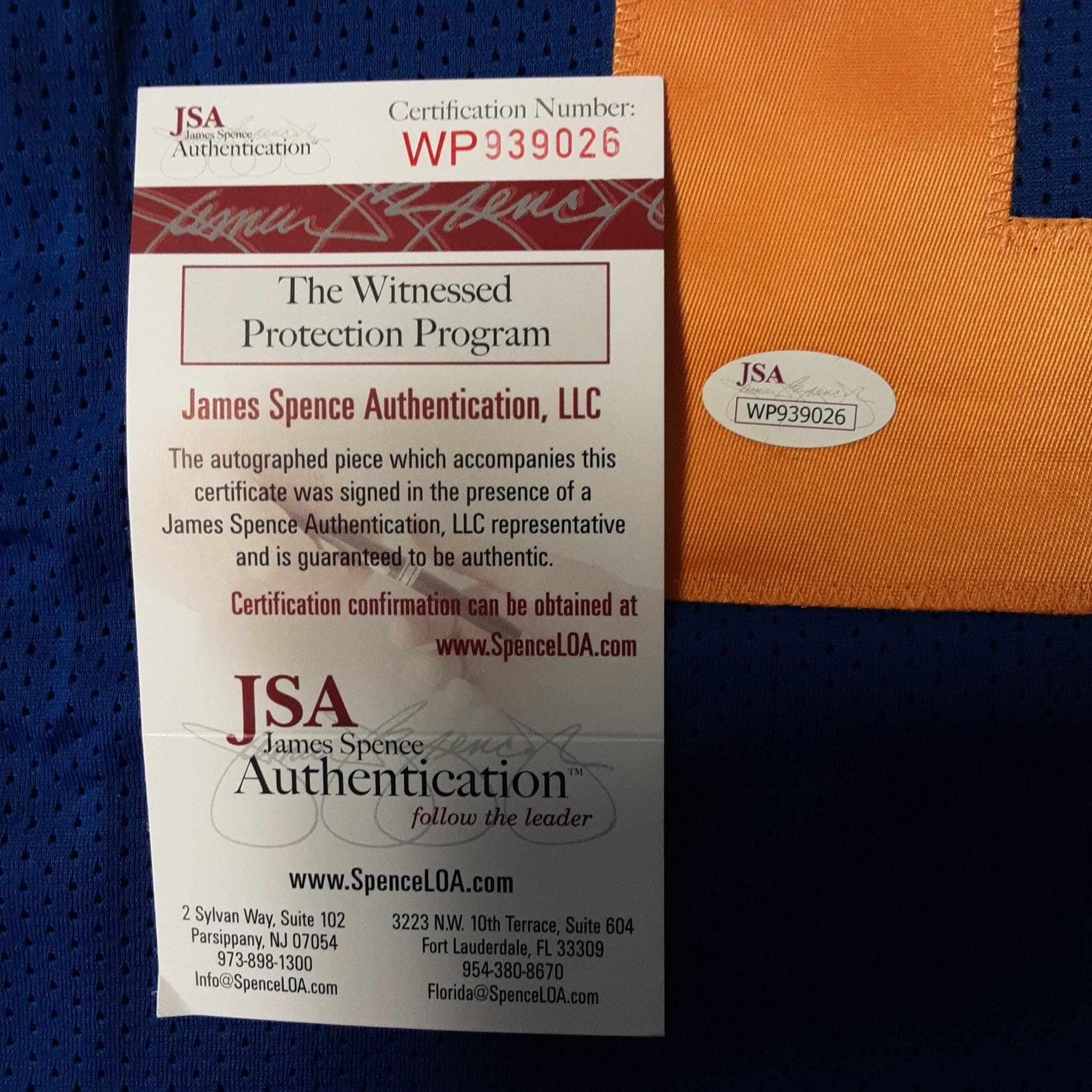 Steve Bartkowski Authentic Signed Pro Style Jersey Autographed JSA--