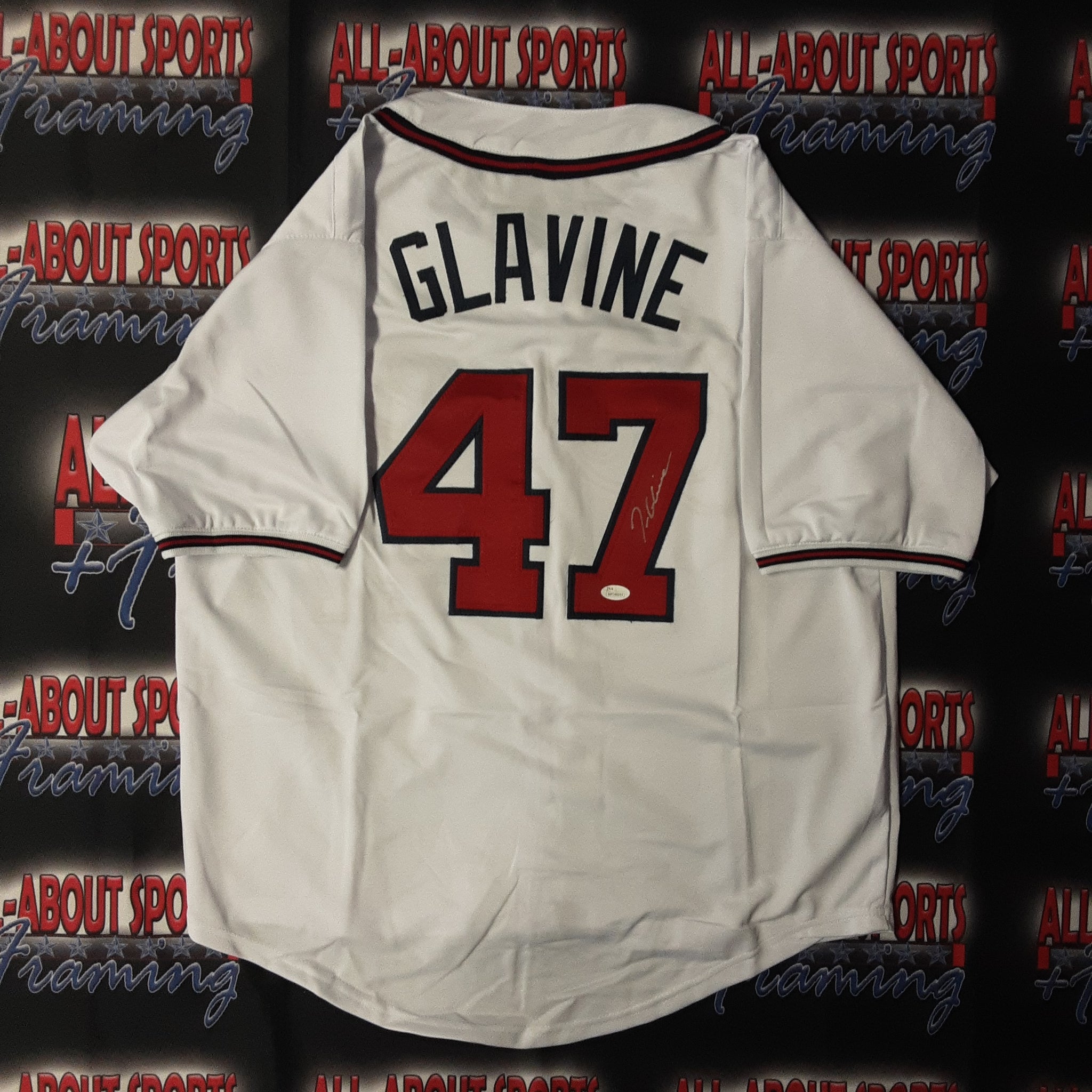 Tom Glavine Authentic Signed Pro Style Jersey Autographed JSA