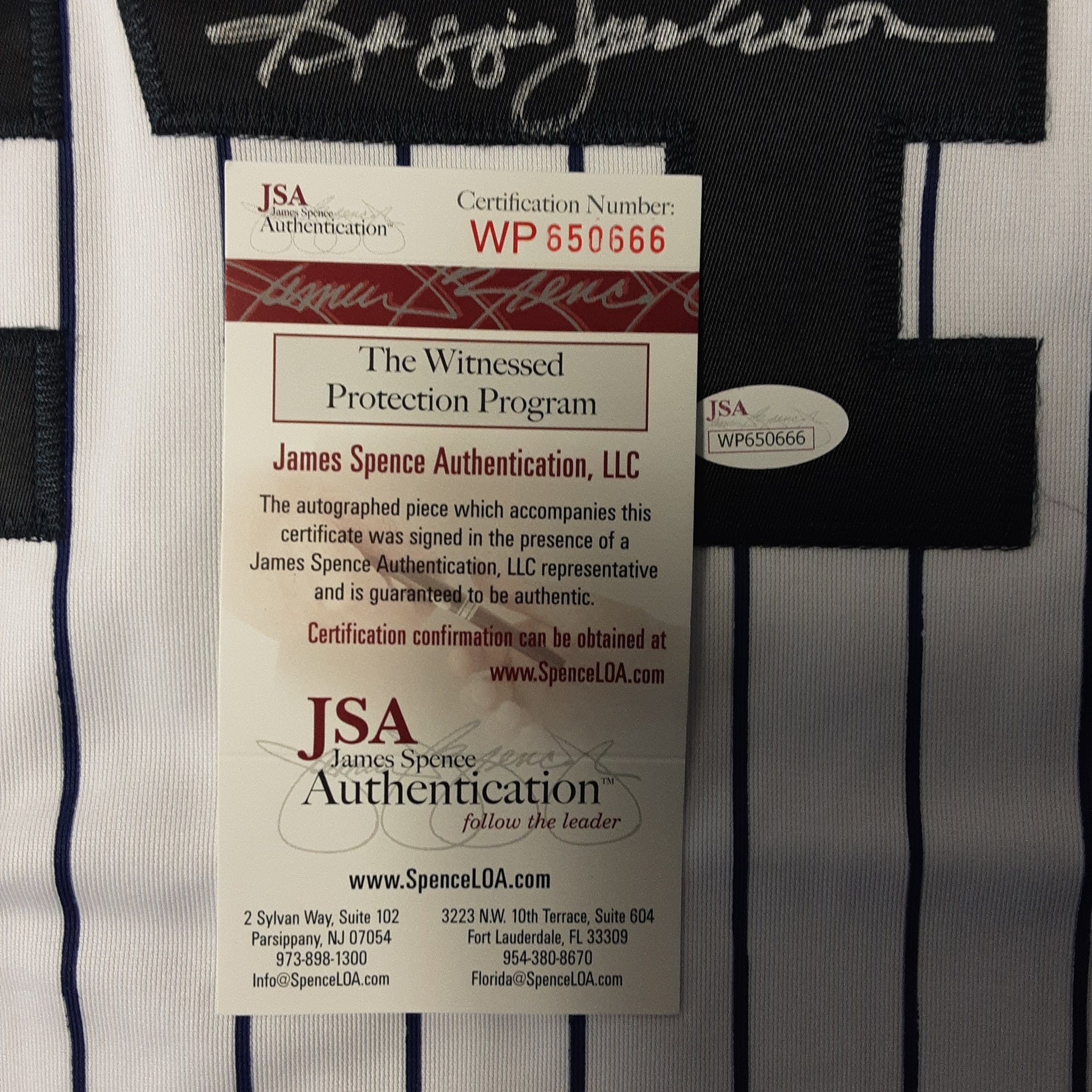 Reggie Jackson Authentic Signed Pro Style Jersey Autographed JSA