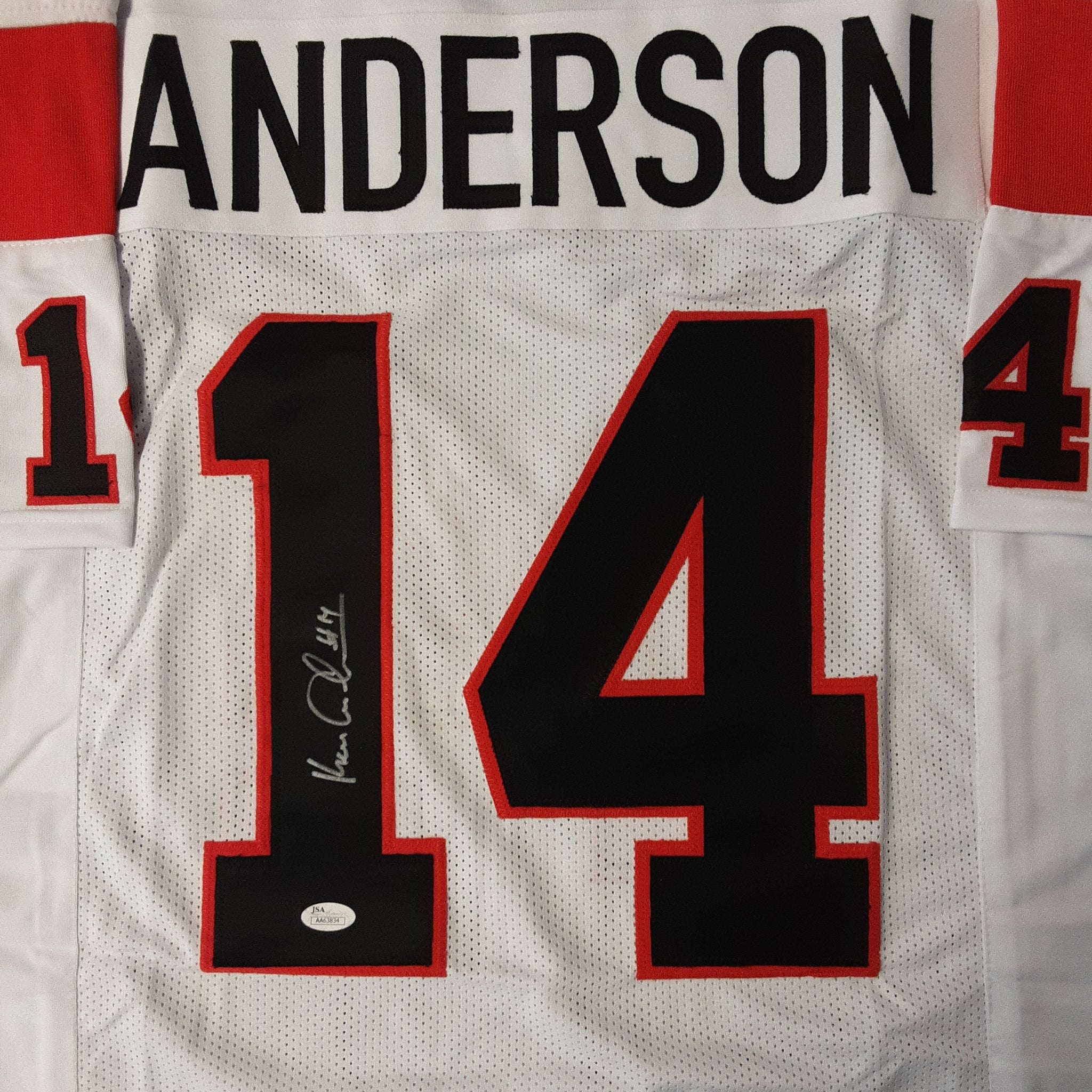 Ken Anderson Authentic Signed Pro Style Jersey Autographed JSA