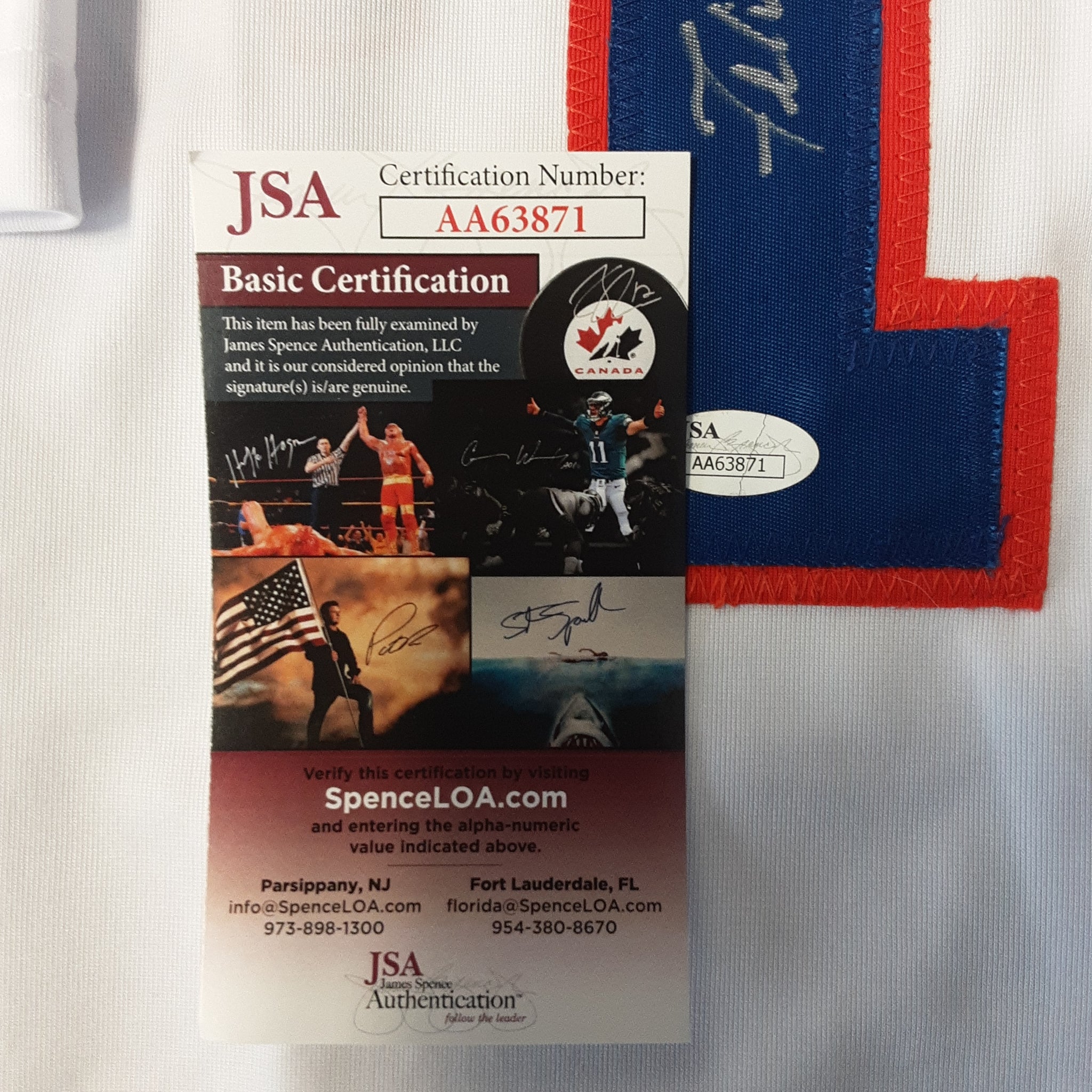 Felix Millan Authentic Signed Pro Style Jersey Autographed JSA