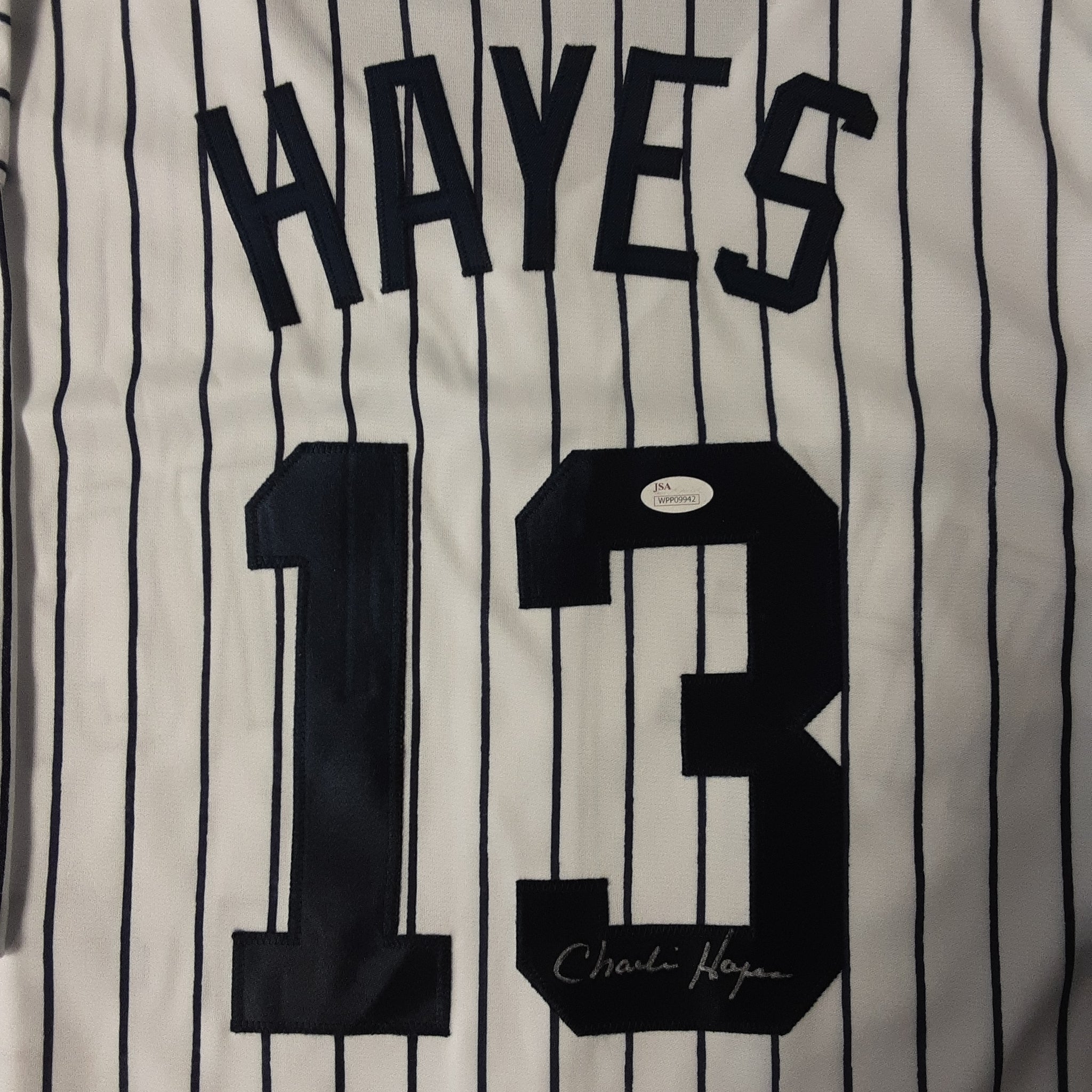 Charlie Hayes Authentic Signed Pro Style Jersey Autographed JSA-