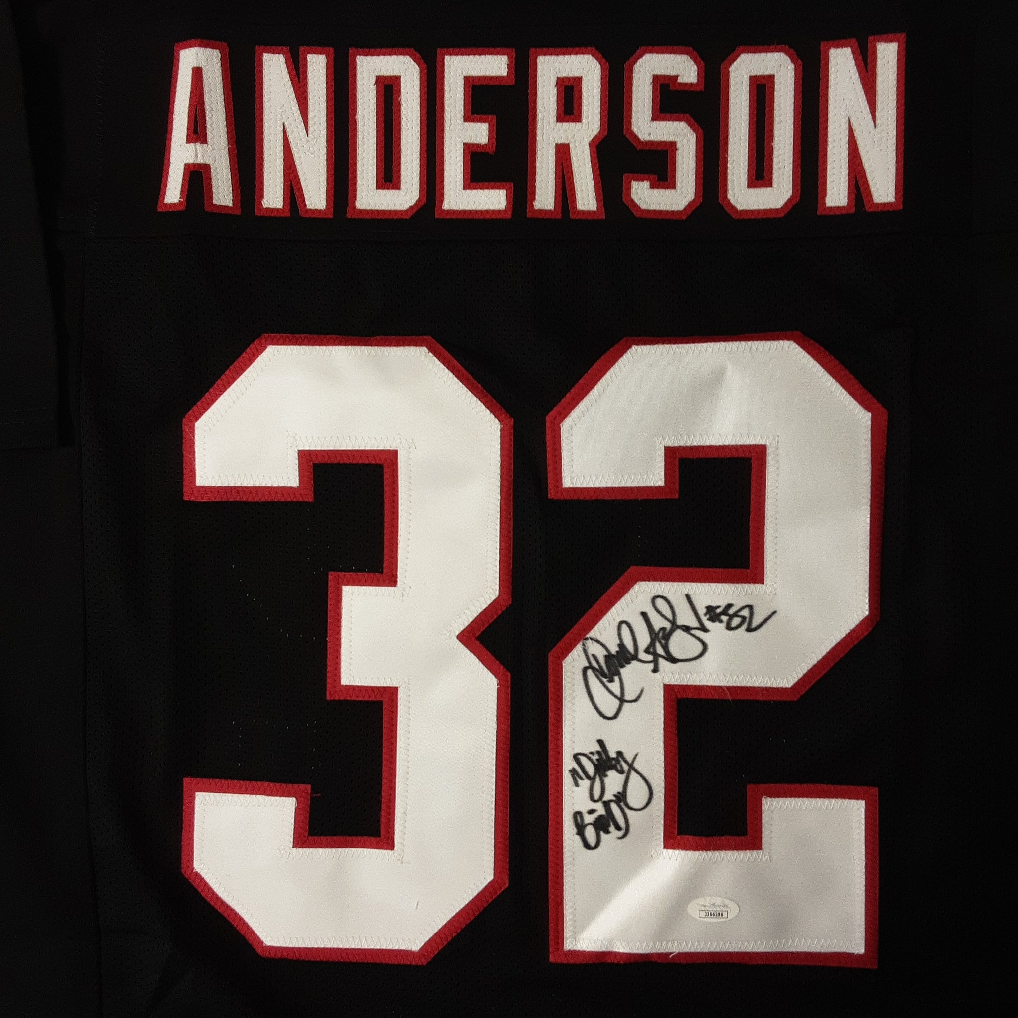 Jamaal Anderson Authentic Signed Pro Style Jersey w/ Inscription Autographed JSA