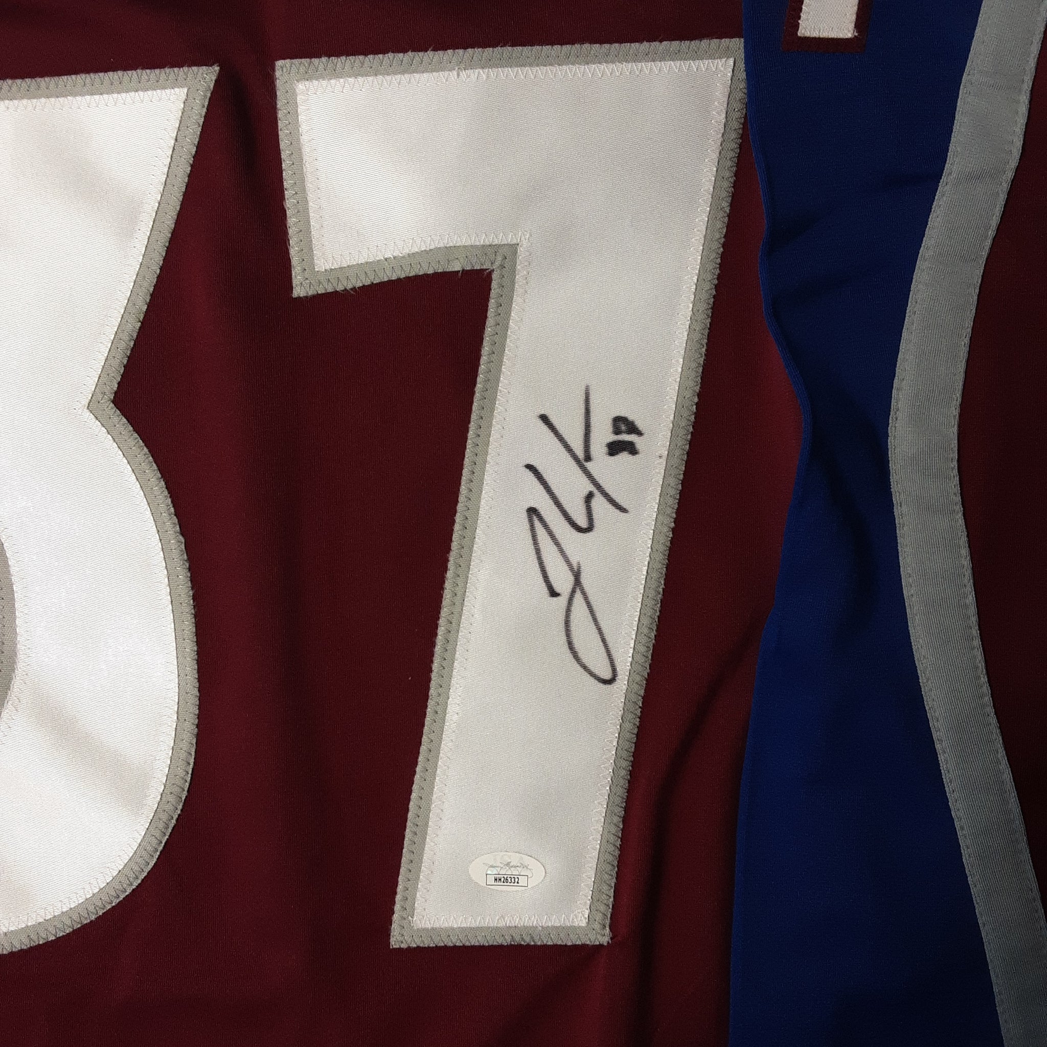JT Compher Authentic Signed Pro Style Jersey Autographed JSA