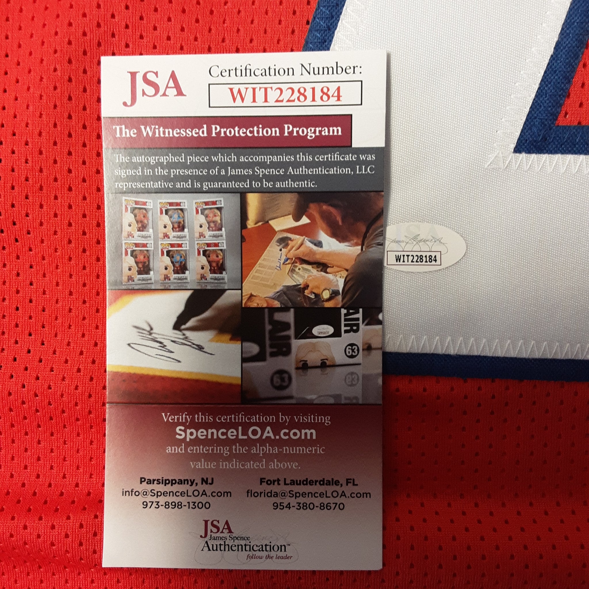 Craig Morton Authentic Signed Pro Style Jersey Autographed JSA