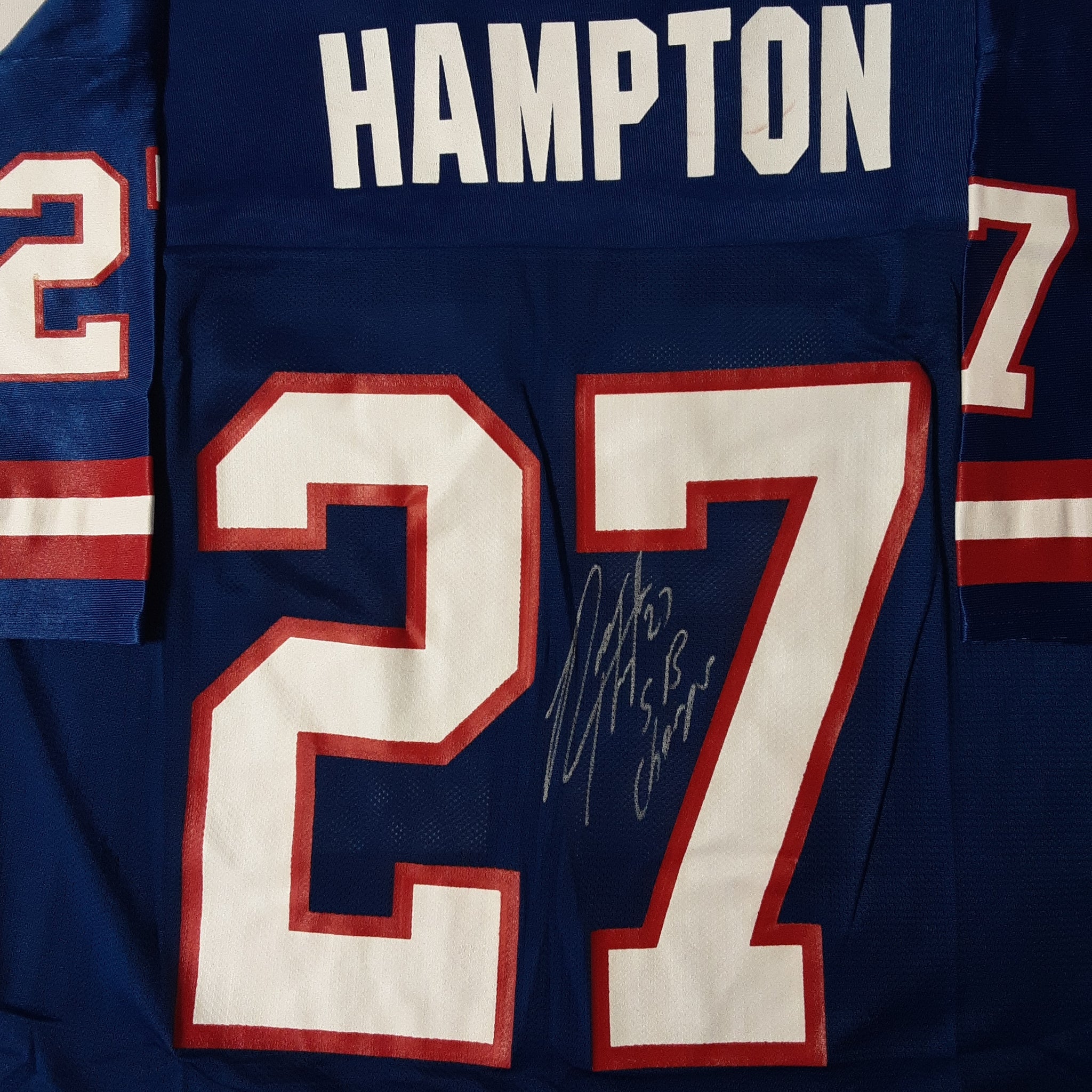 Rodney Hampton Authentic Signed Pro Style Jersey Autographed PSA/DNA-