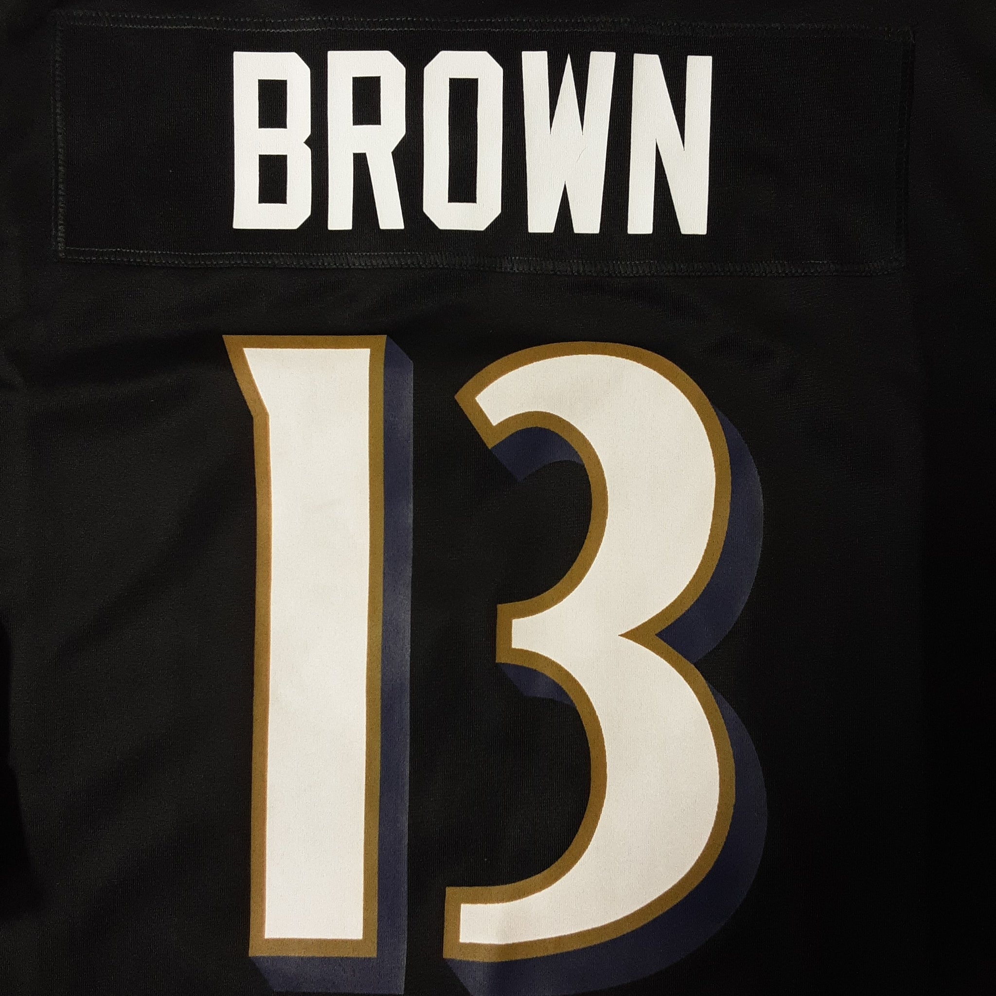 John Brown Authentic Signed Pro Style Jersey Autographed JSA