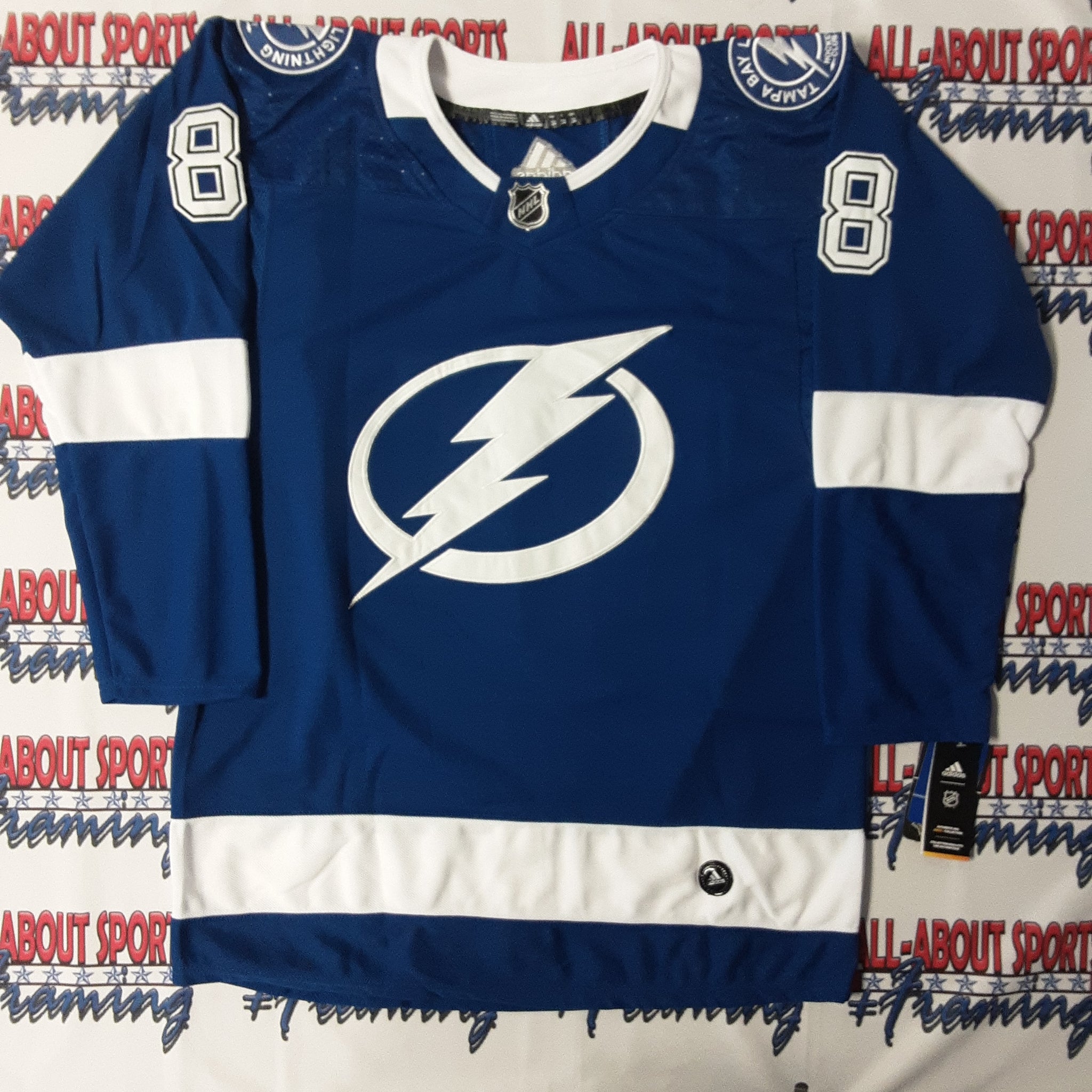 Andrei Vasilevskiy Authentic Signed Pro Style Jersey Autographed JSA