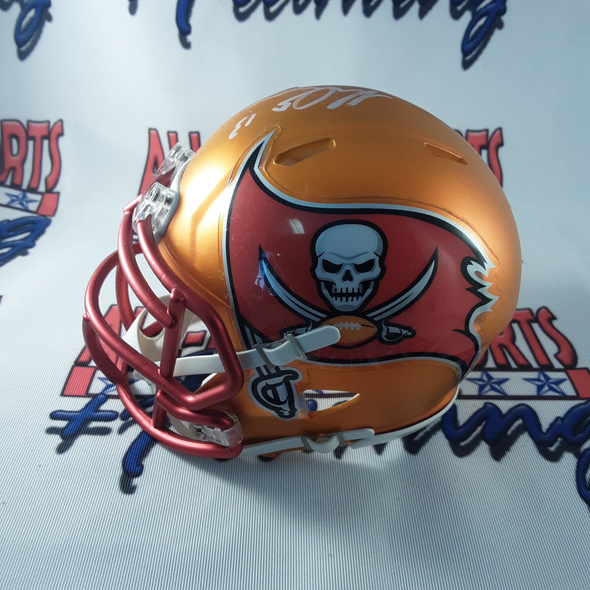 Mike Evans Authentic Signed Autographed Mini Helmet JSA