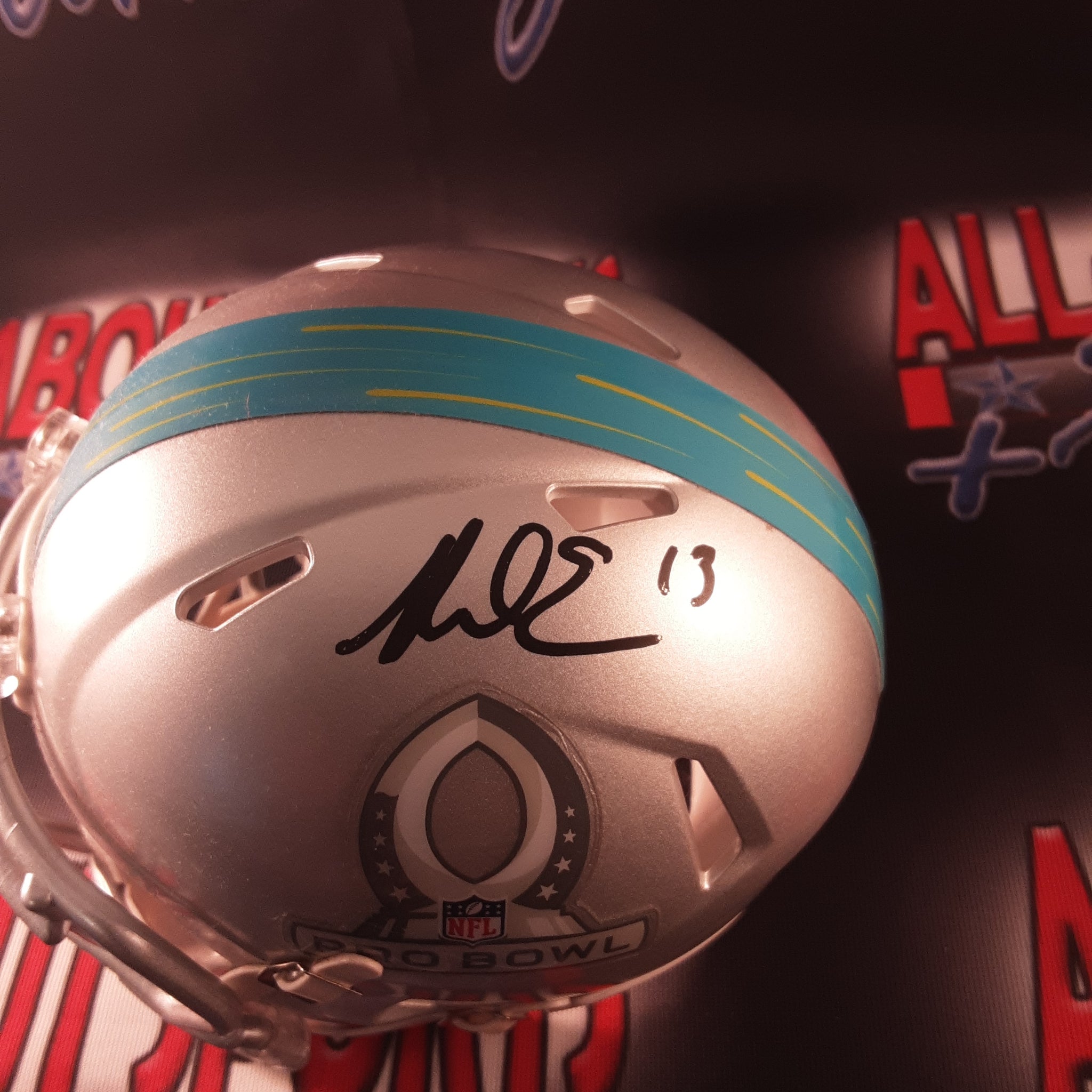 Mike Evans Authentic Signed Pro Bowl autographed Mini Helmet JSA