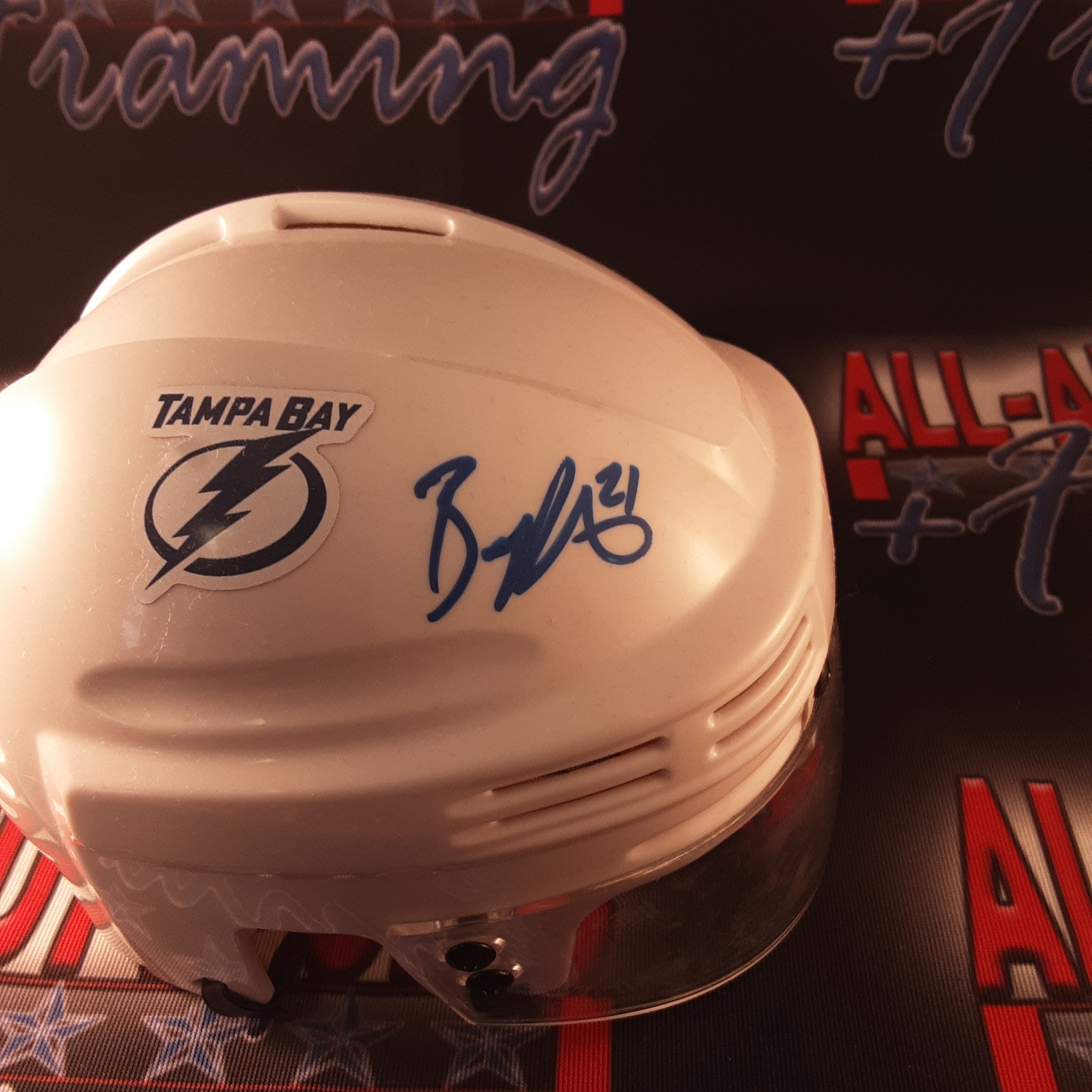 Alex Killorn Autographed Tampa Bay (White #17) Custom Hockey