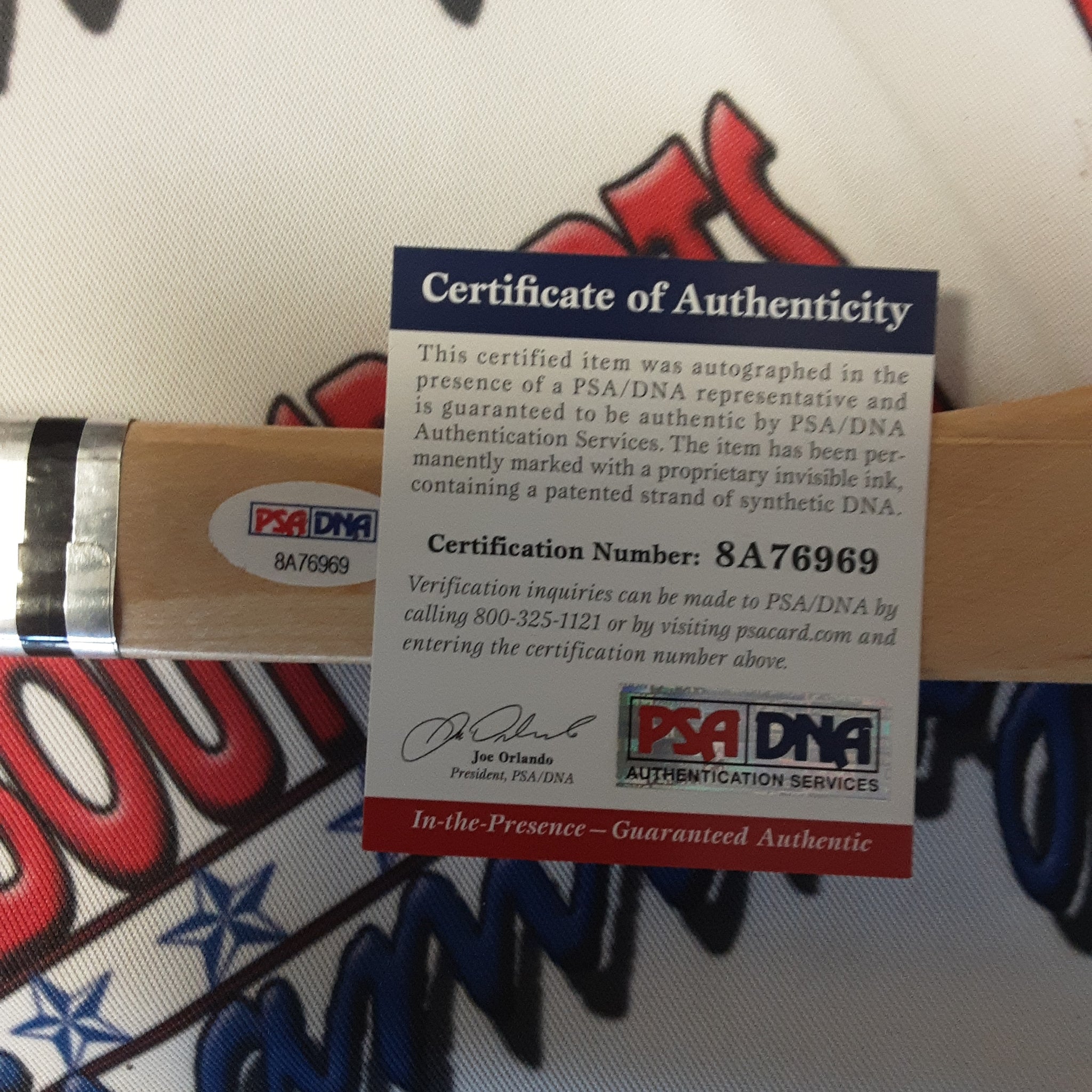 Yanni Gourde Authentic Signed Hockey Stick Autographed PSA