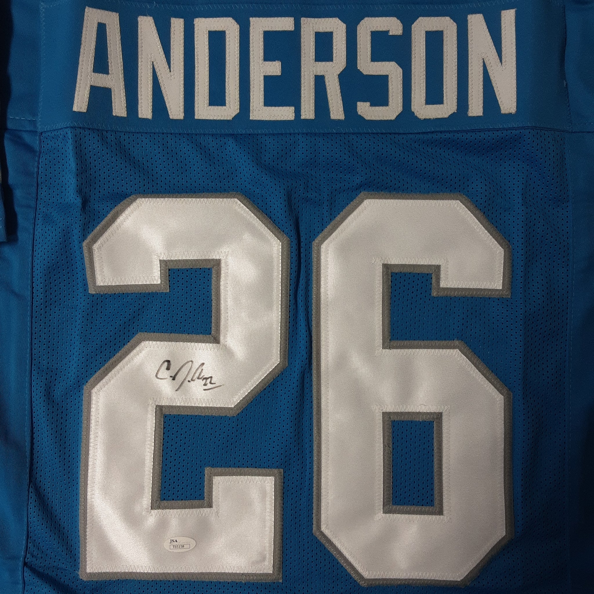 CJ Anderson Authentic Signed Pro Style Jersey Autographed JSA--