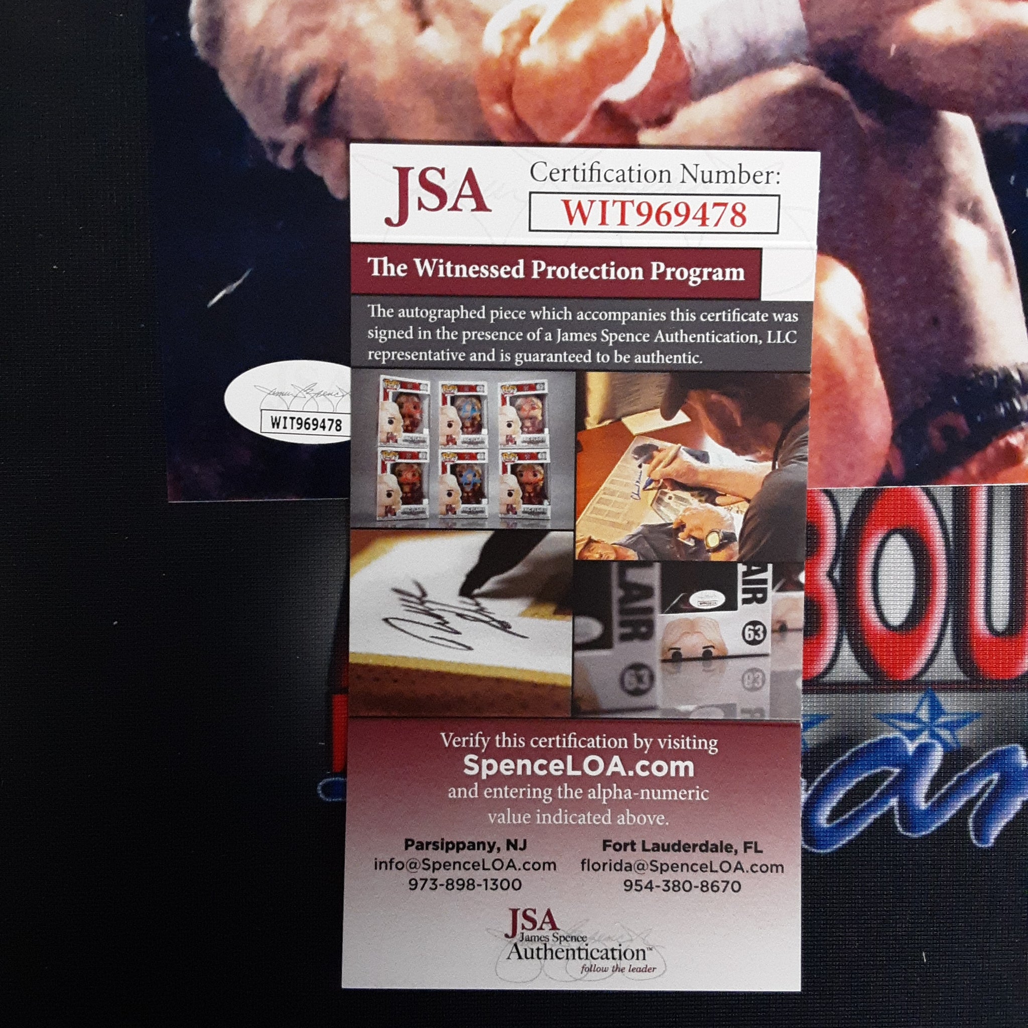 Riddick Bowe Authentic Signed 8x10 Photo Autographed with Inscription JSA.
